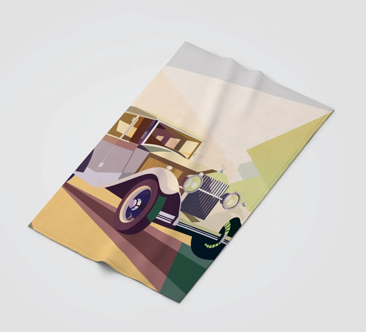 Oldtimer Fleecedecke von POLYGON SPECIAL