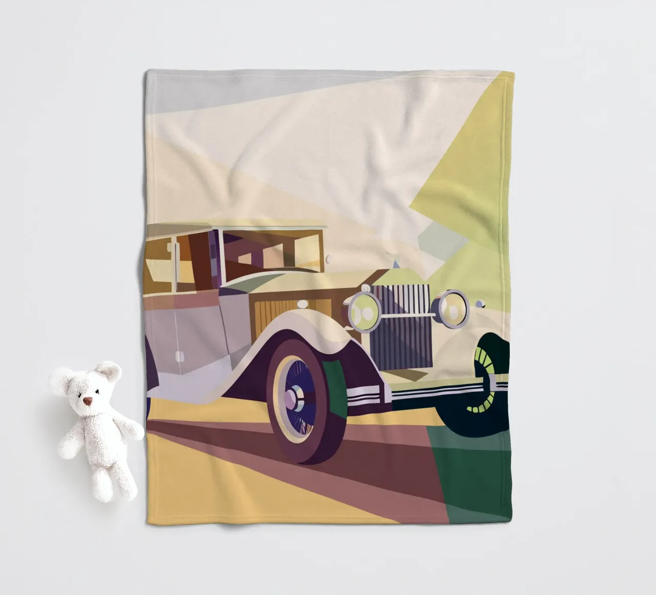 Oldtimer Fleecedecke von POLYGON SPECIAL