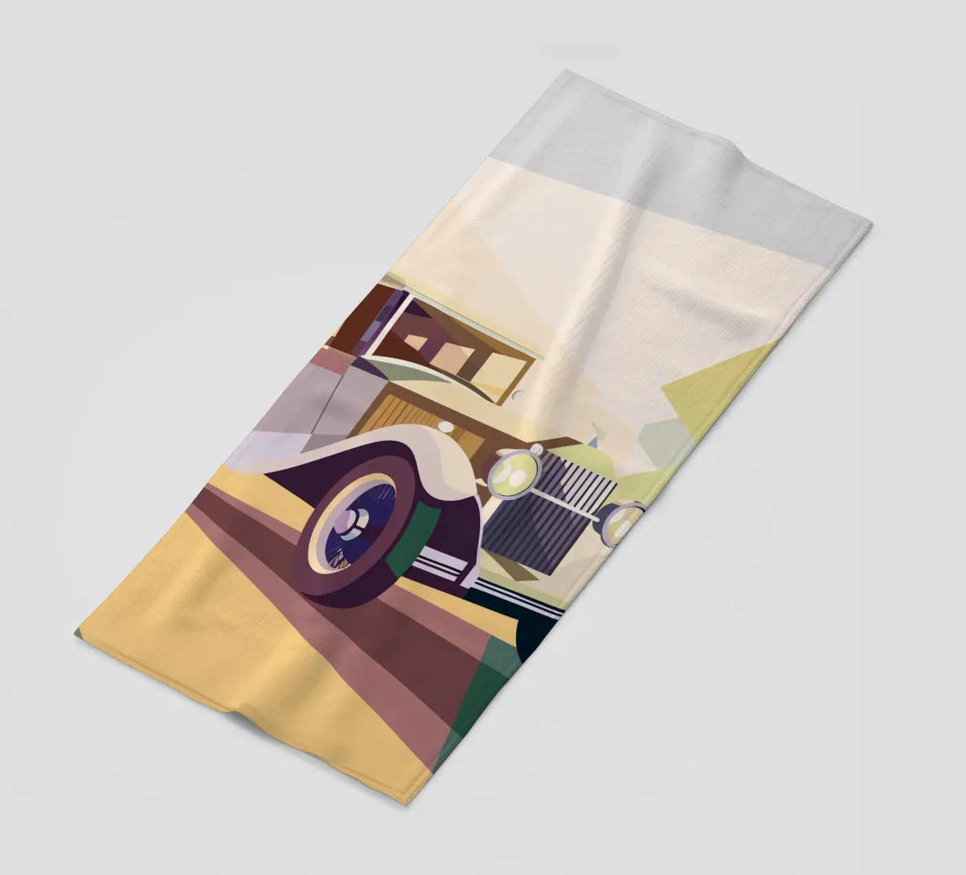 Oldtimer Strandtuch von POLYGON SPECIAL