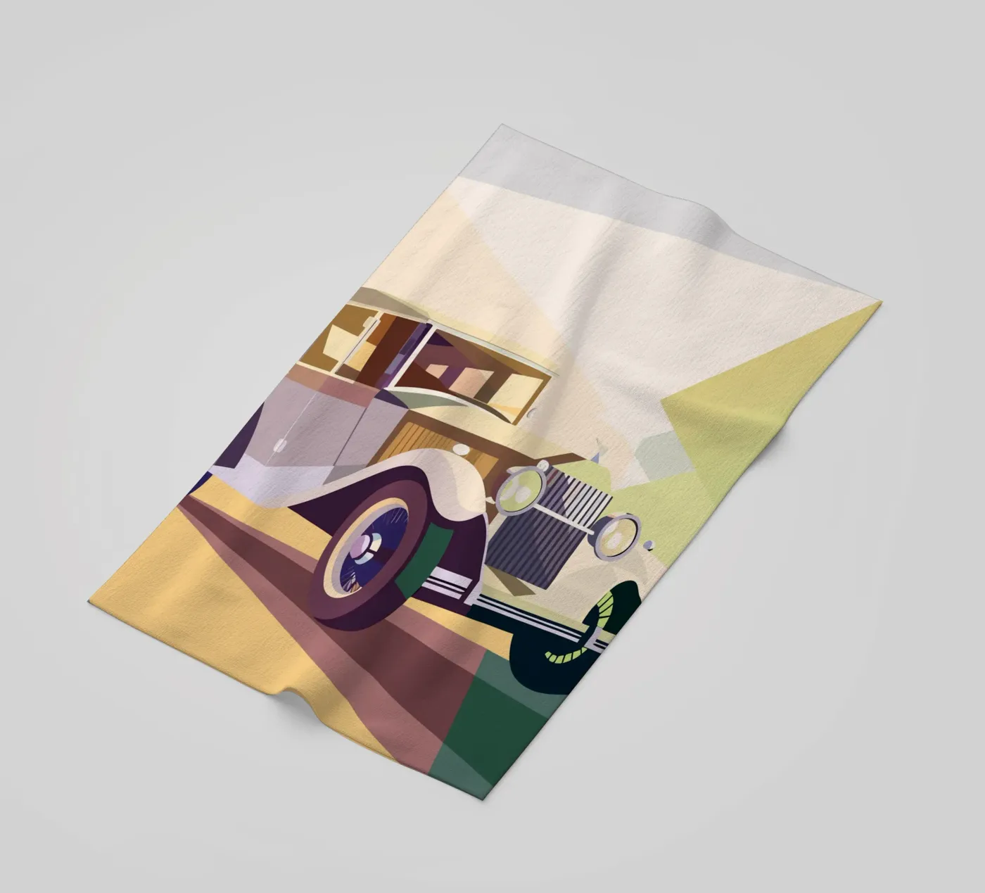 Oldtimer Strandtuch von POLYGON SPECIAL