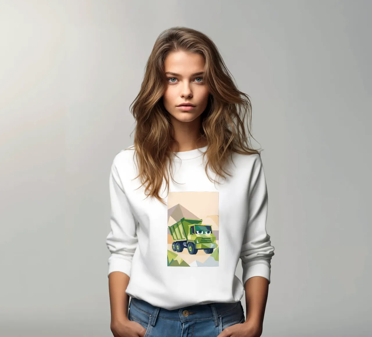 Dumper con occhi felpa da POLYGON SPECIAL