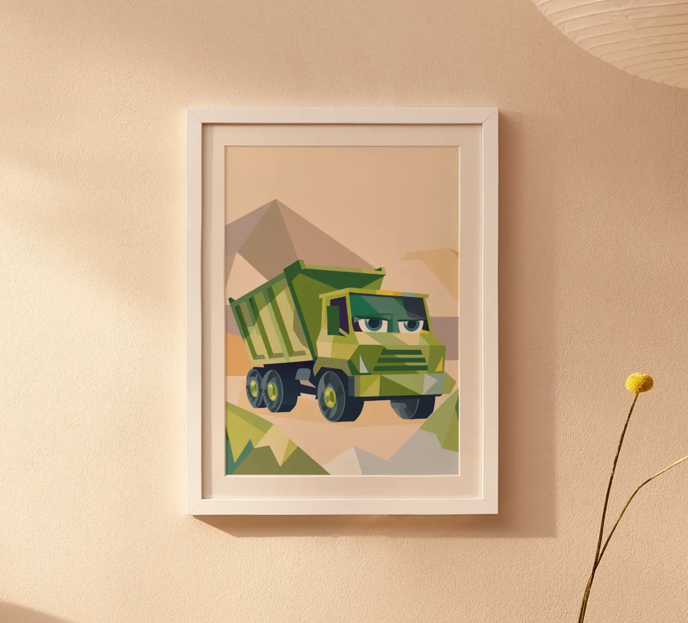 Dumper con occhi poster da POLYGON SPECIAL