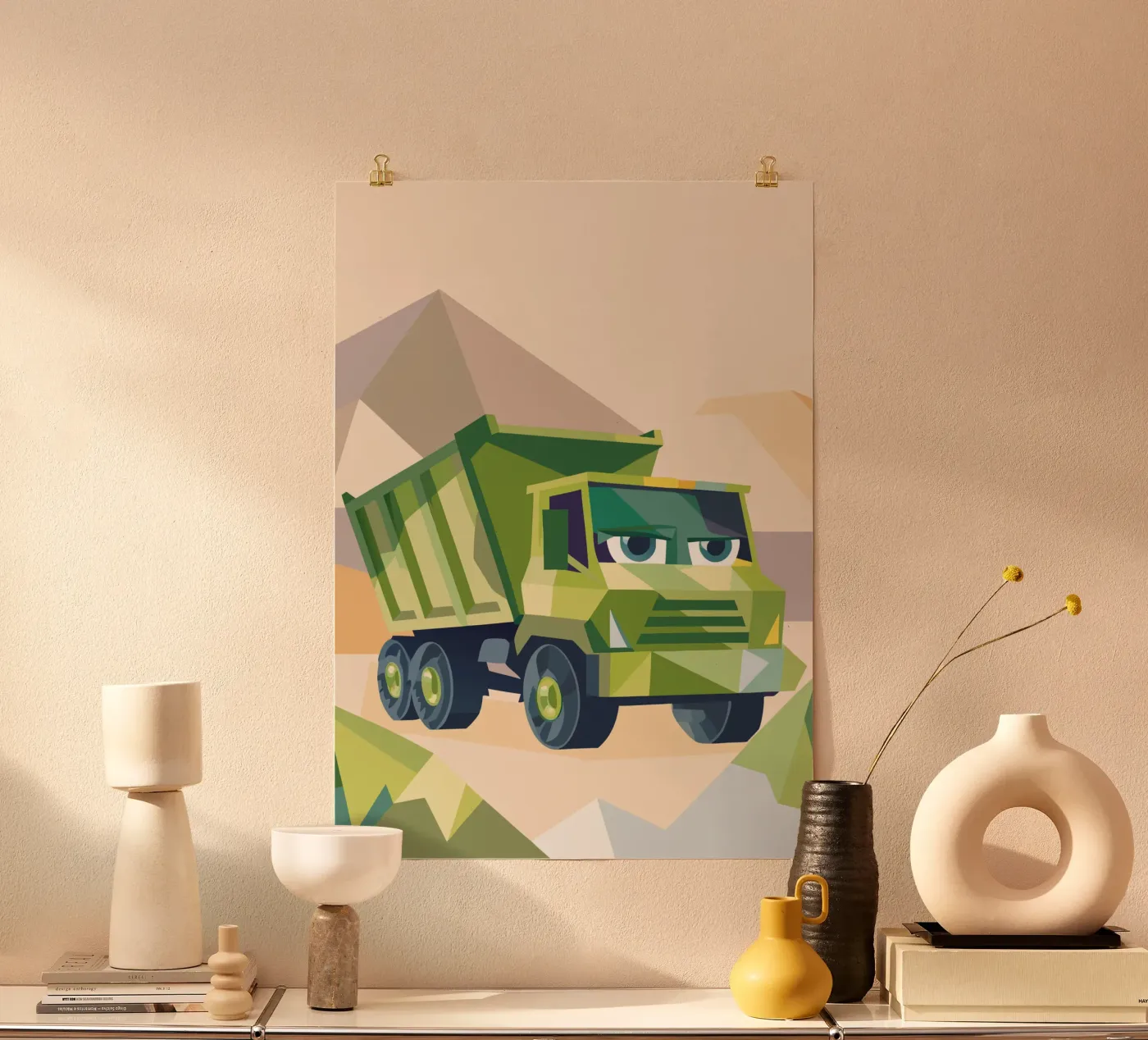 Dumper con occhi poster da POLYGON SPECIAL