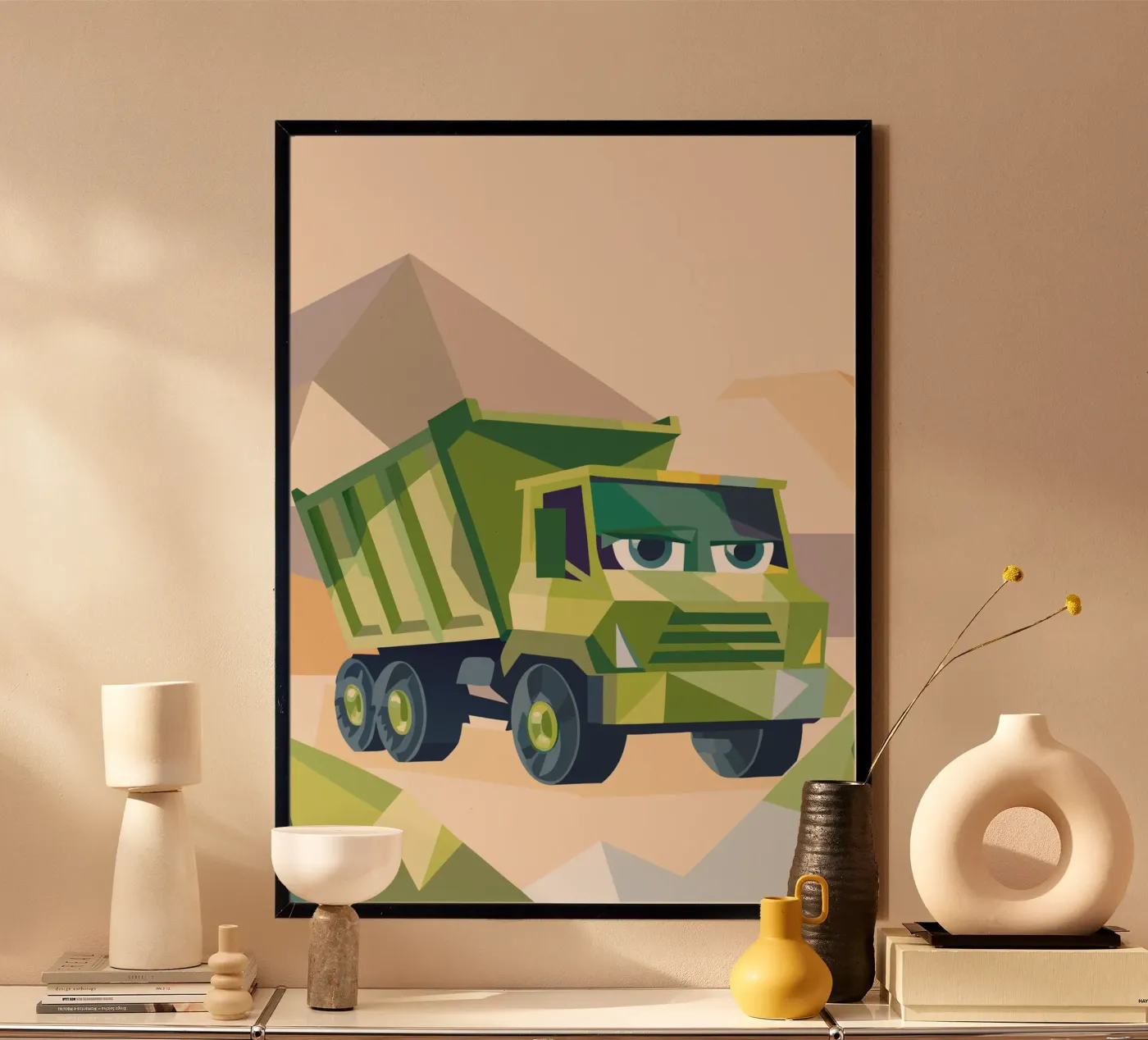 Dumper con occhi poster da POLYGON SPECIAL