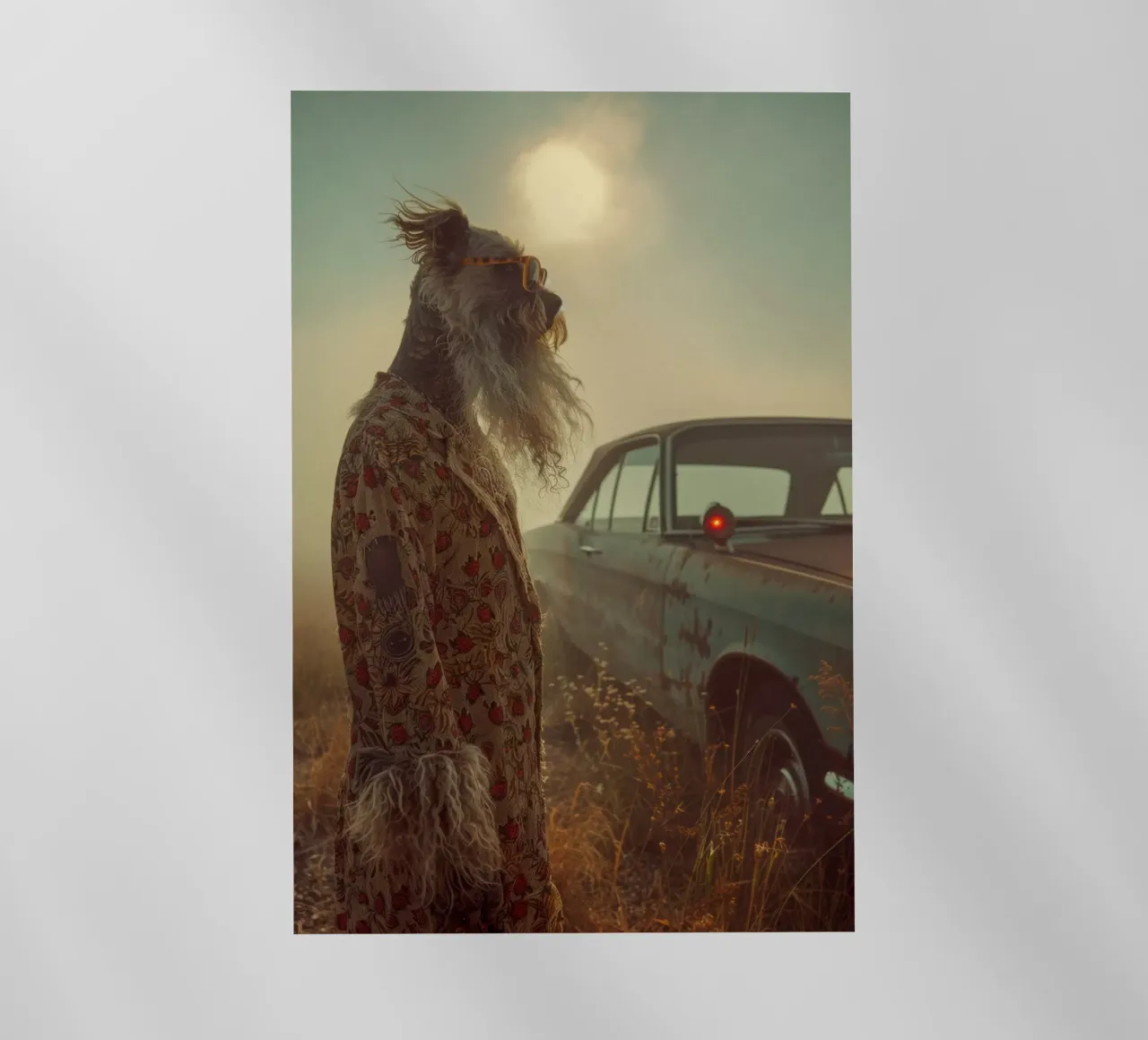 Wyatt pellicola backlit da Affiches Chien Originales – Dogland