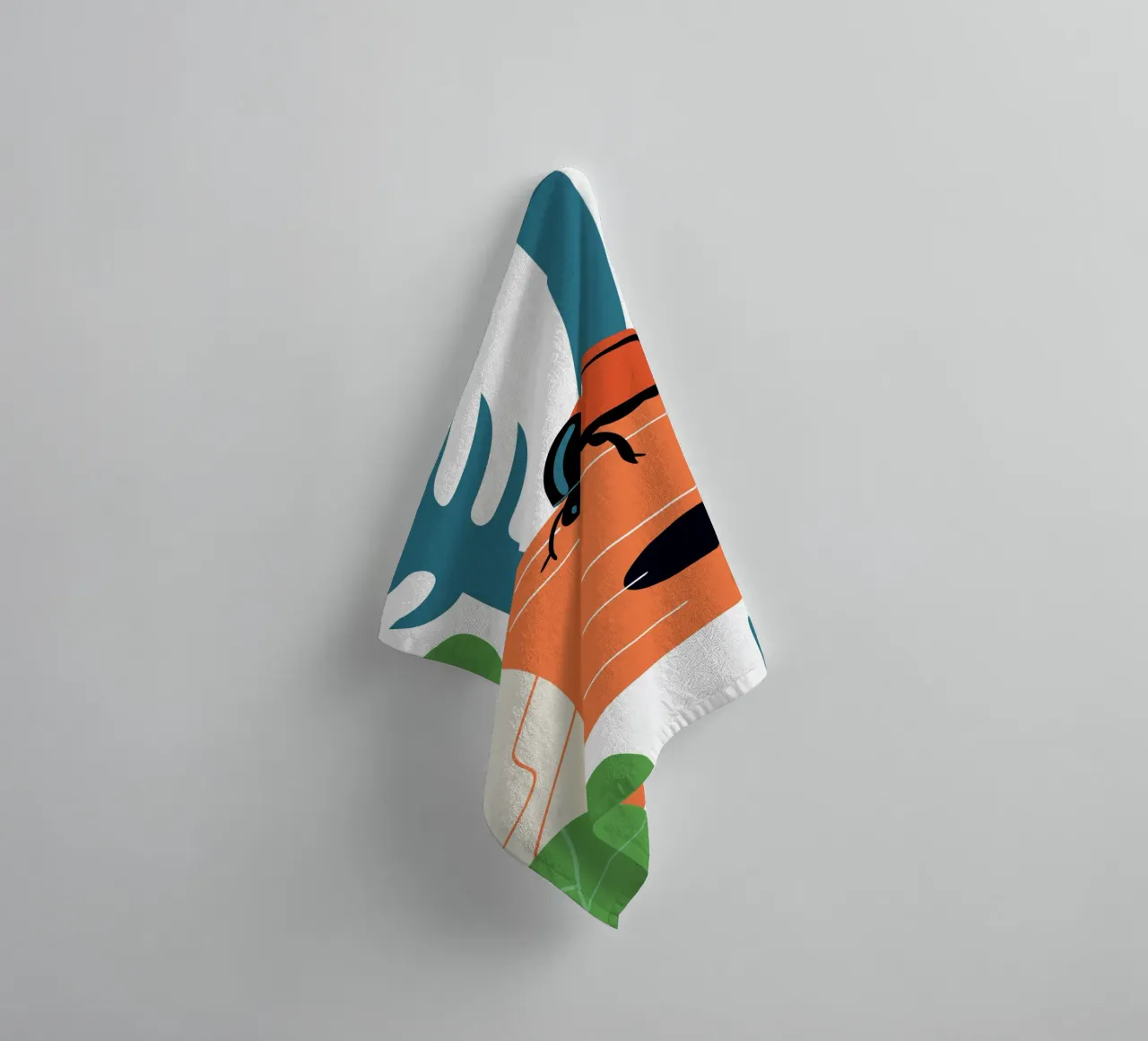 Ladybug on Log towel by PROTECT ANIMALS