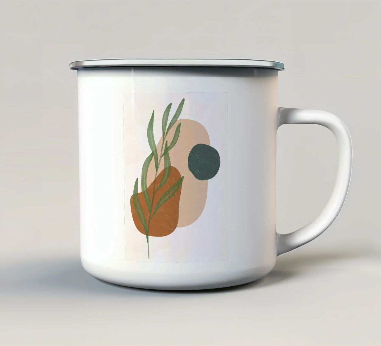 Forme astratte tazza in smalto da DesignArt