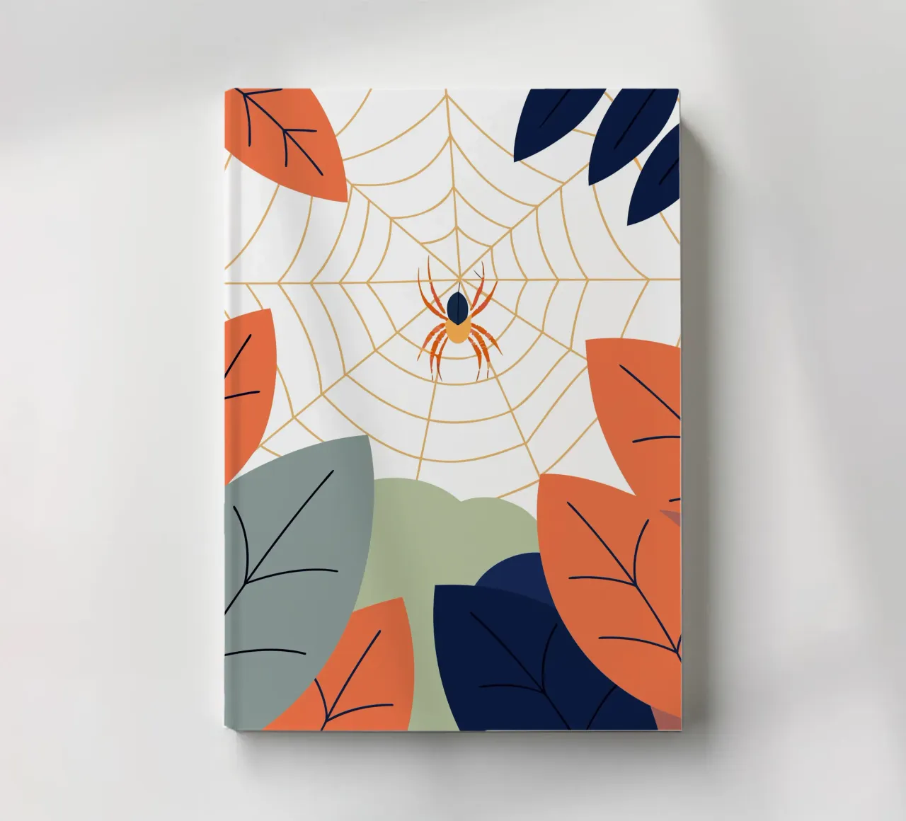 Spider in Web notebook by PROTECT ANIMALS