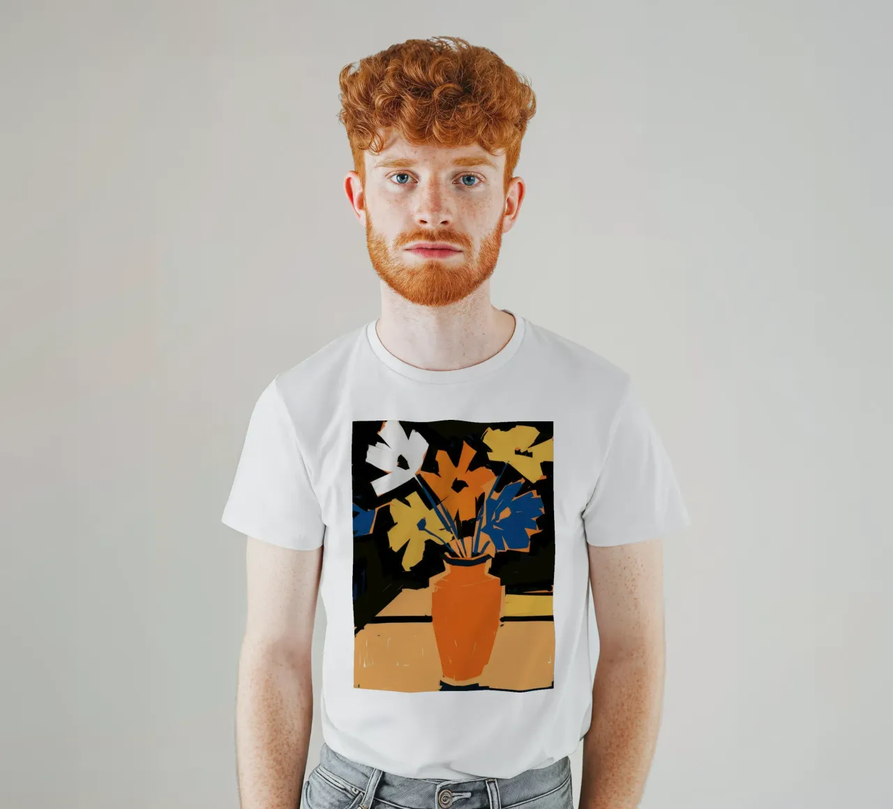 Fusione di colori fauve t-shirt da Sky Velour