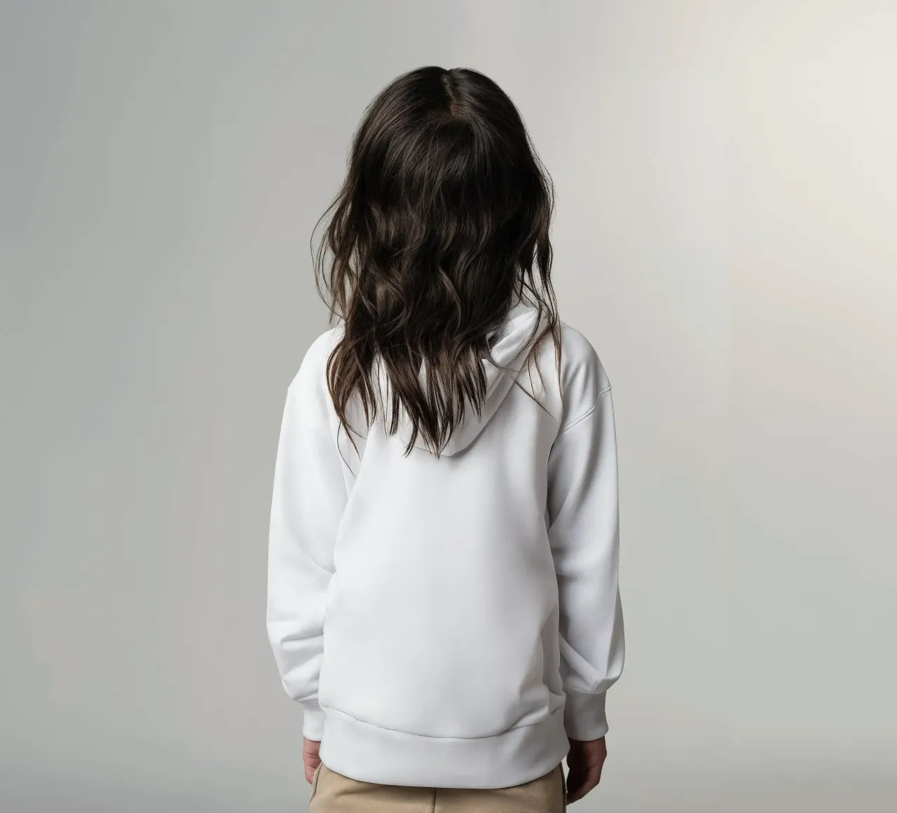 Fusione di colori fauve felpa bambino con cappuccio da Sky Velour