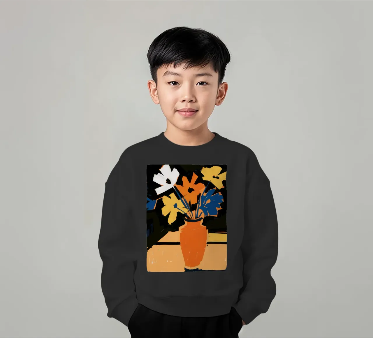 Fusione di colori fauve felpa bambino da Sky Velour