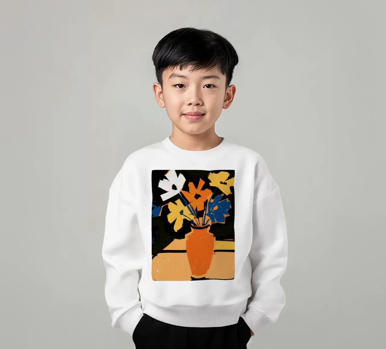 Fusione di colori fauve felpa bambino da Sky Velour