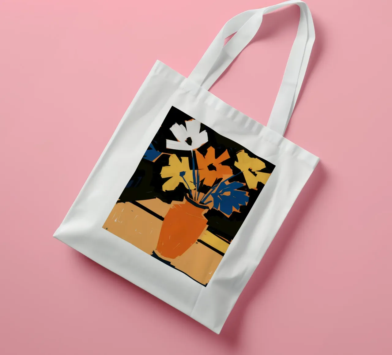 Fusione di colori fauve borsa in juta da Sky Velour