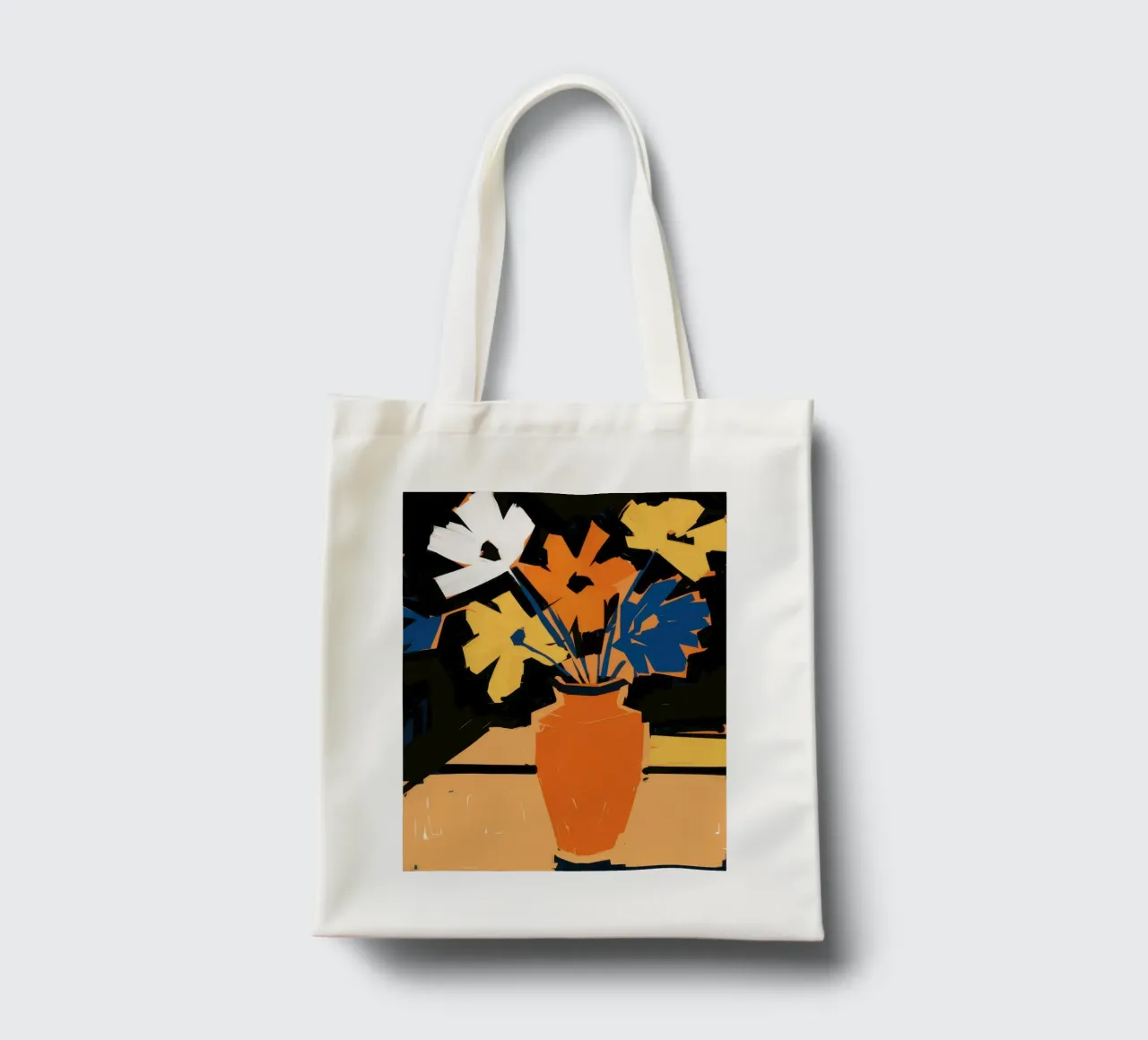 Fusione di colori fauve borsa in juta da Sky Velour