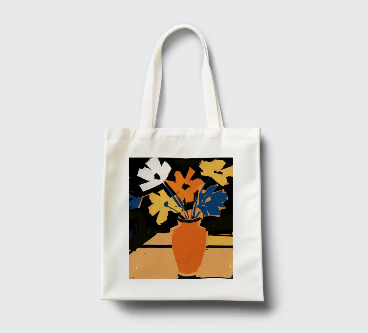 Fusione di colori fauve borsa in juta da Sky Velour