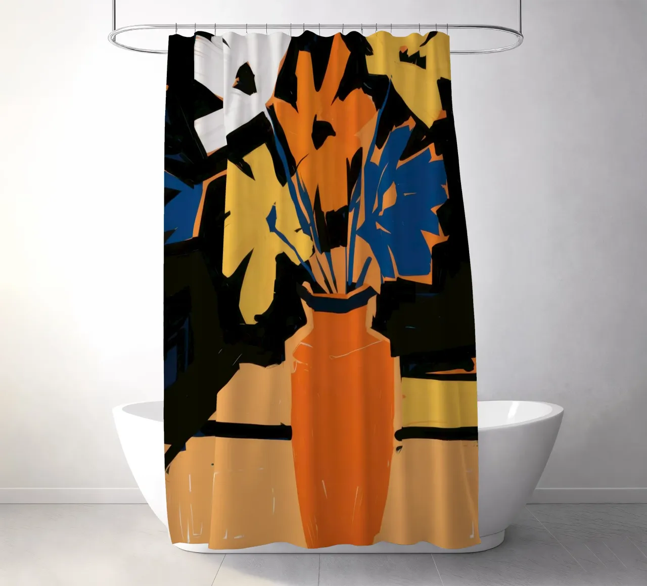 Fusione di colori fauve tenda da doccia da Sky Velour