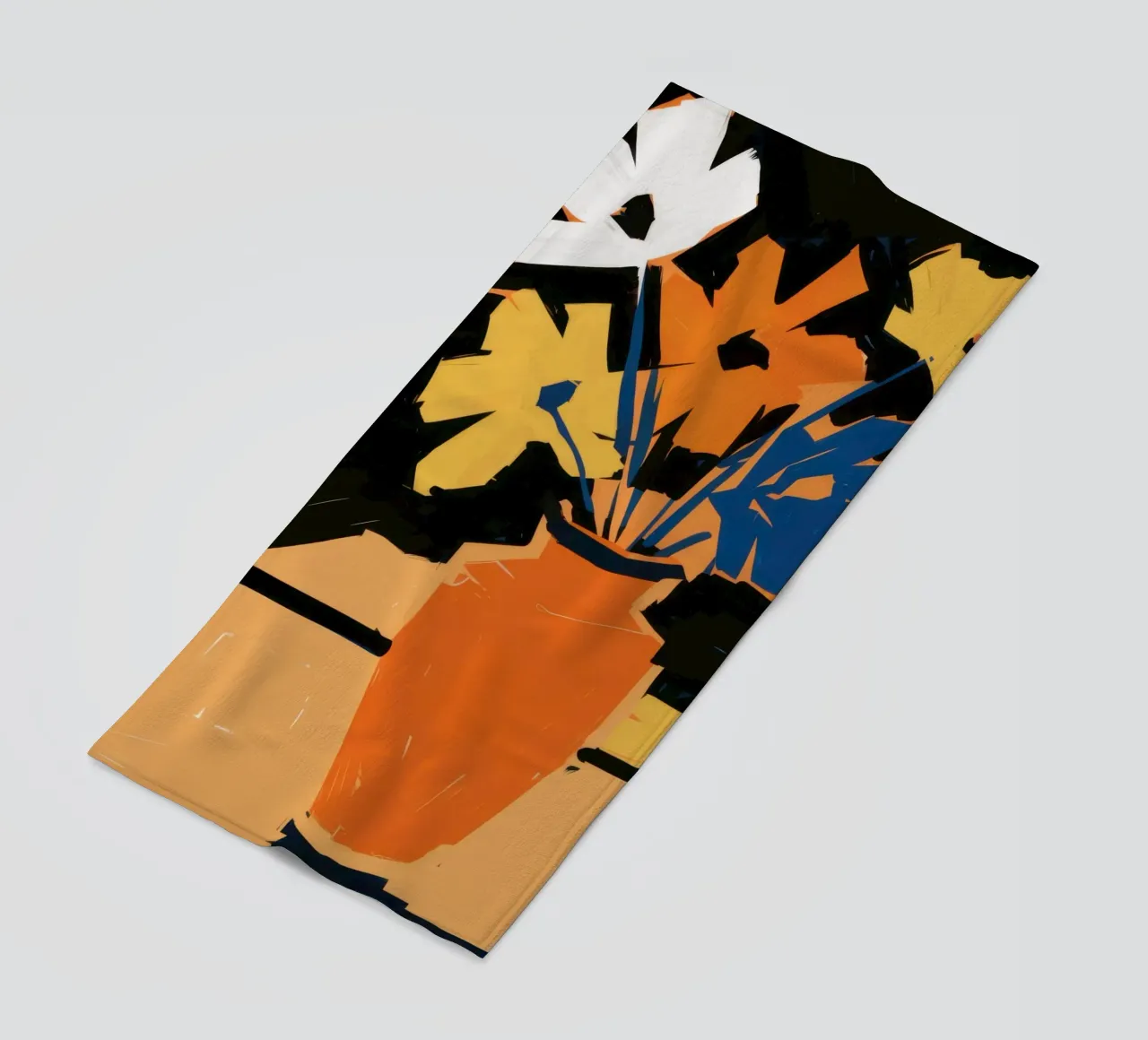 Fusione di colori fauve telo mare da Sky Velour