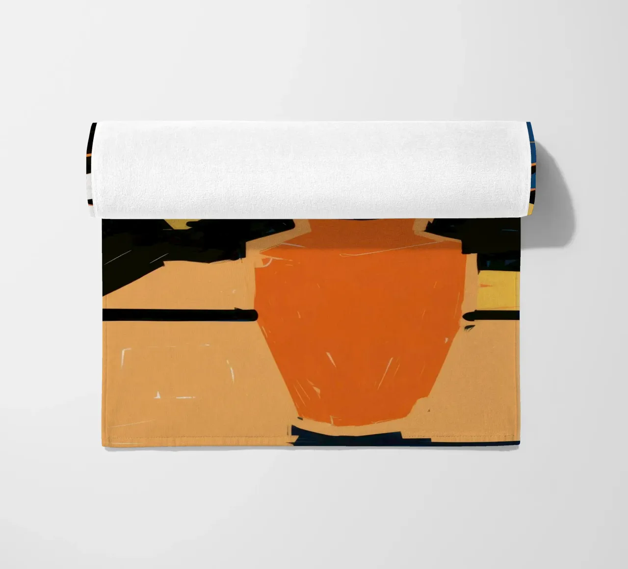 Fusione di colori fauve telo mare da Sky Velour