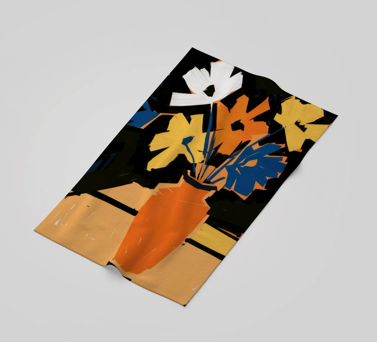 Fusione di colori fauve telo mare da Sky Velour