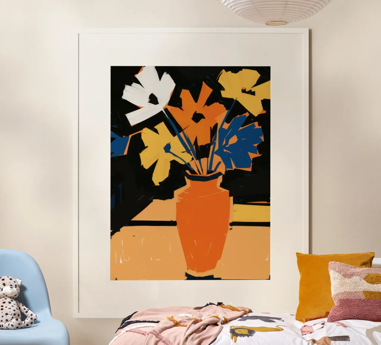 Fusione di colori fauve poster da Sky Velour