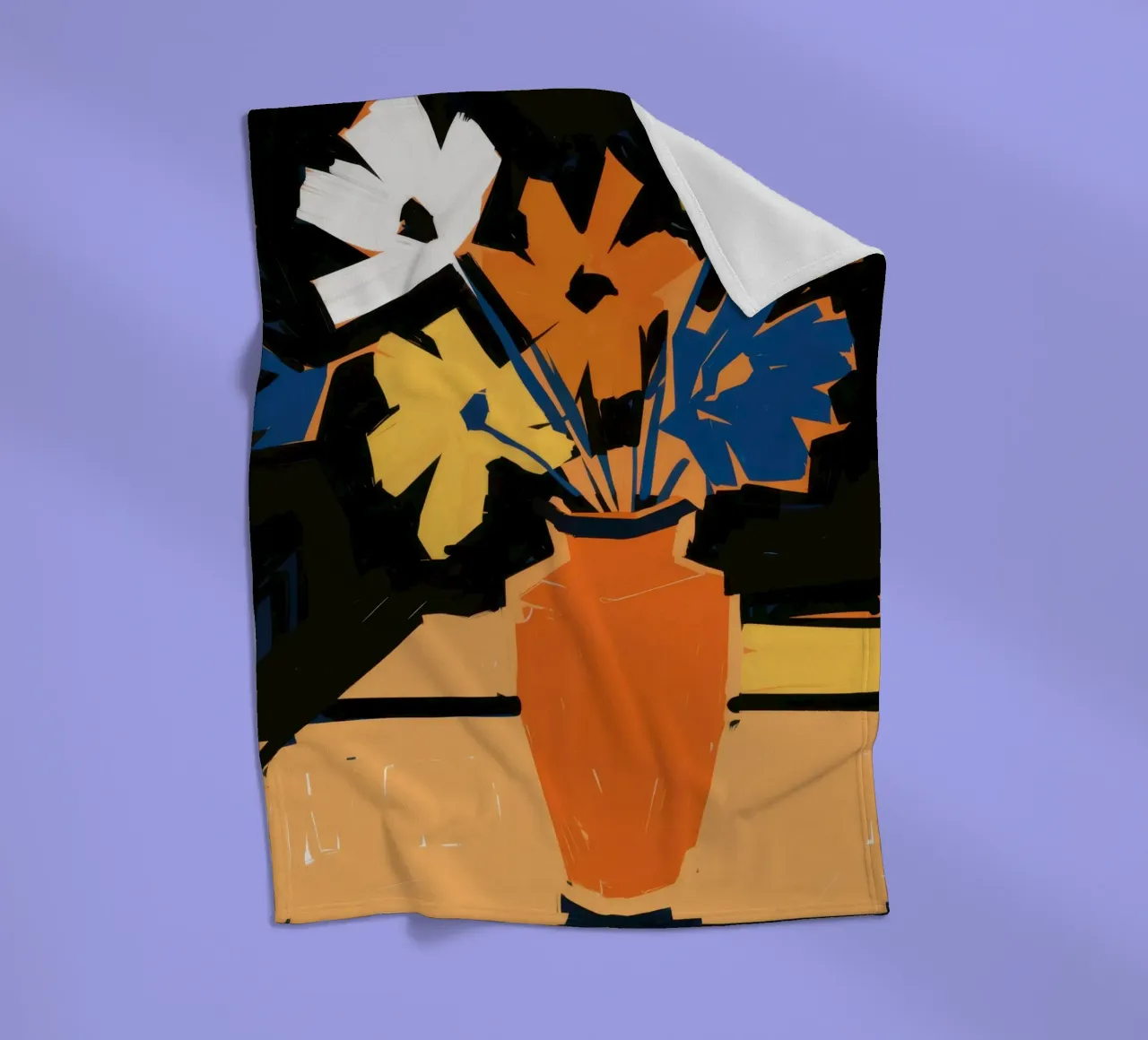 Fusione di colori fauve coperta in pile da Sky Velour