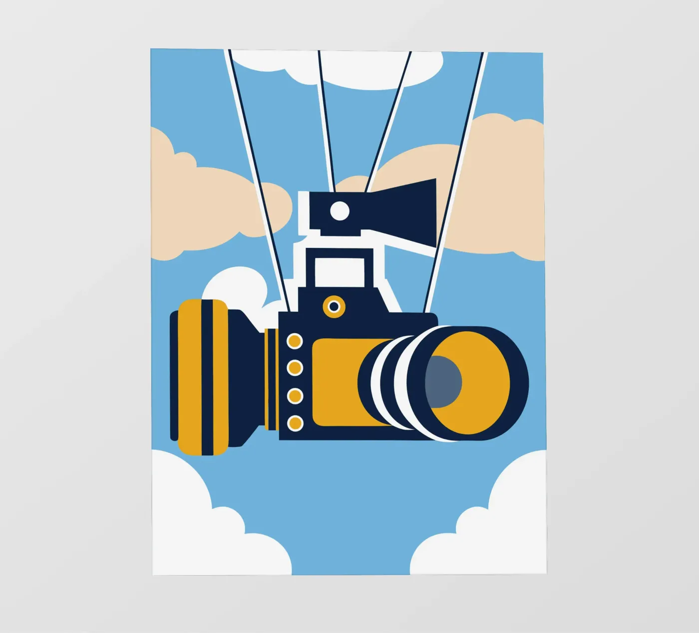 Telecamera galleggiante carta da parati fotografica da Jurshopp