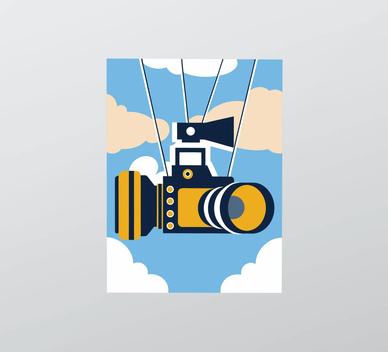 Floating Camera sticker by Jurshopp