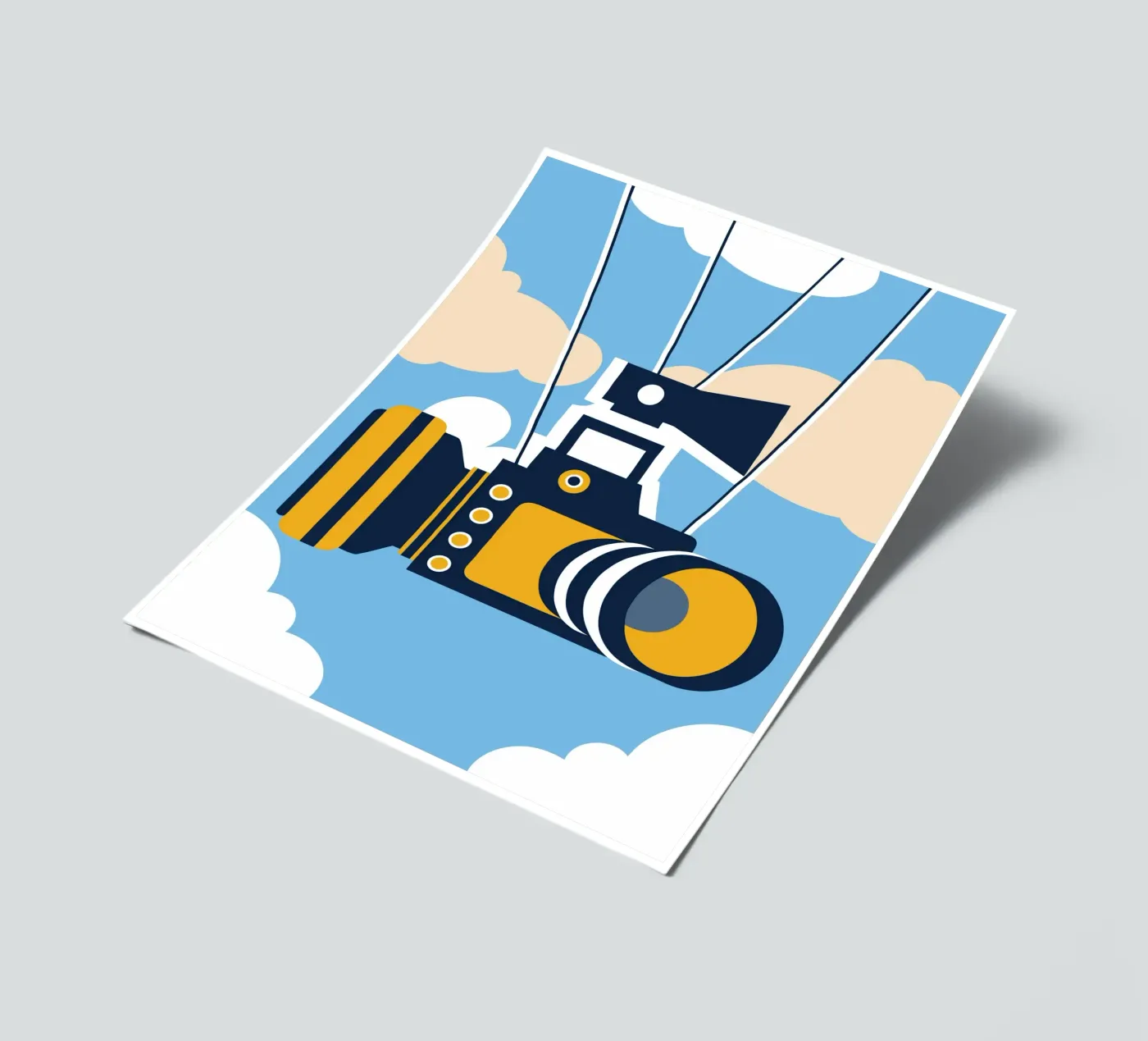 Floating Camera sticker sheet by Jurshopp