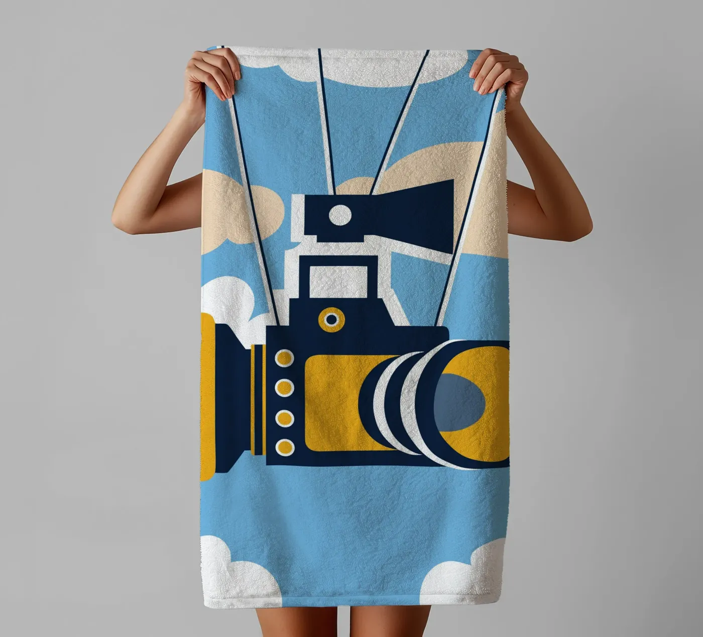 Floating Camera towel by Jurshopp
