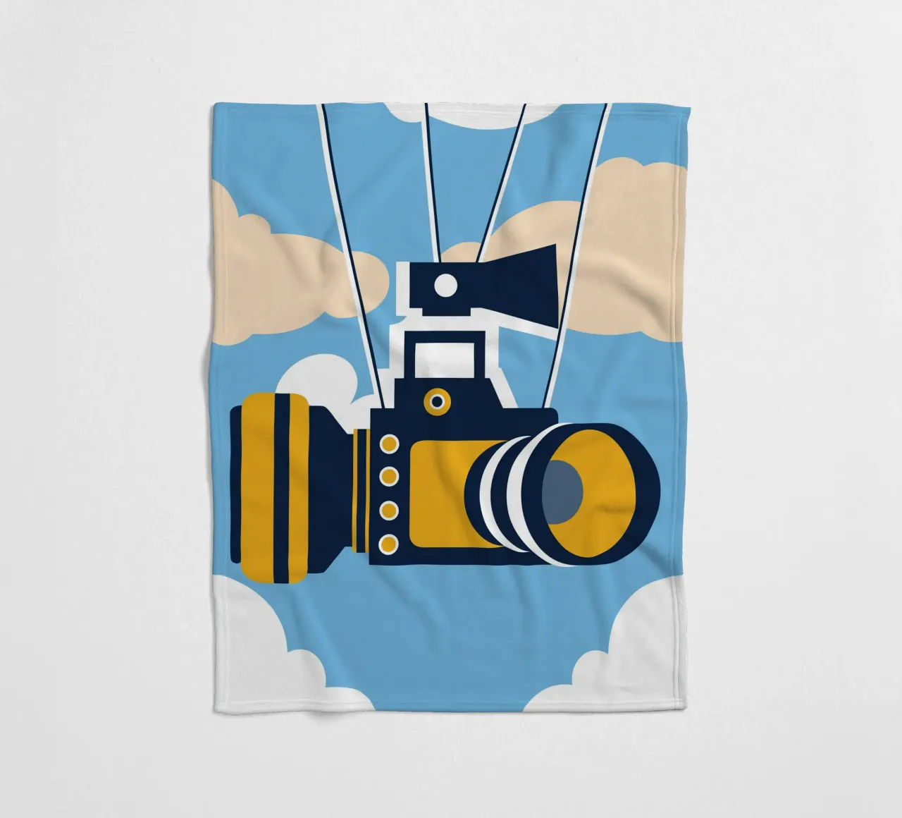 Floating Camera fleecedeken van Jurshopp