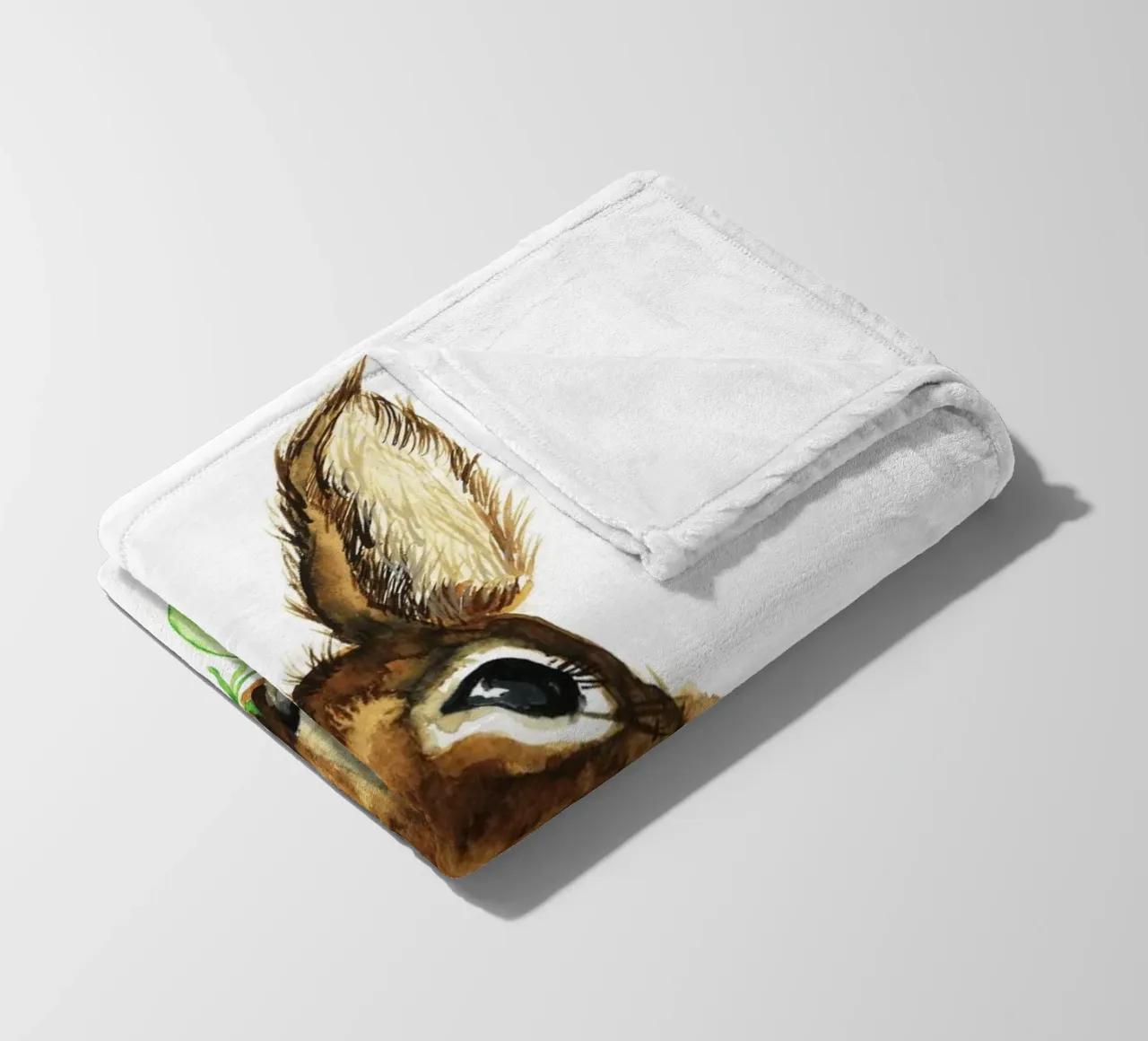 Emilio the Donkey coperta in pile da Nathys_illustration