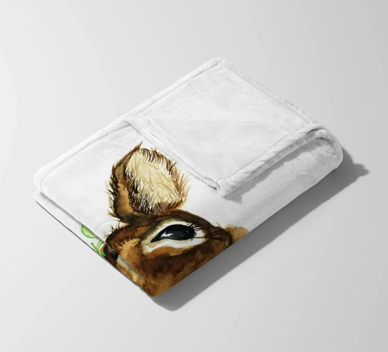 Emilio the Donkey coperta in pile da Nathys_illustration