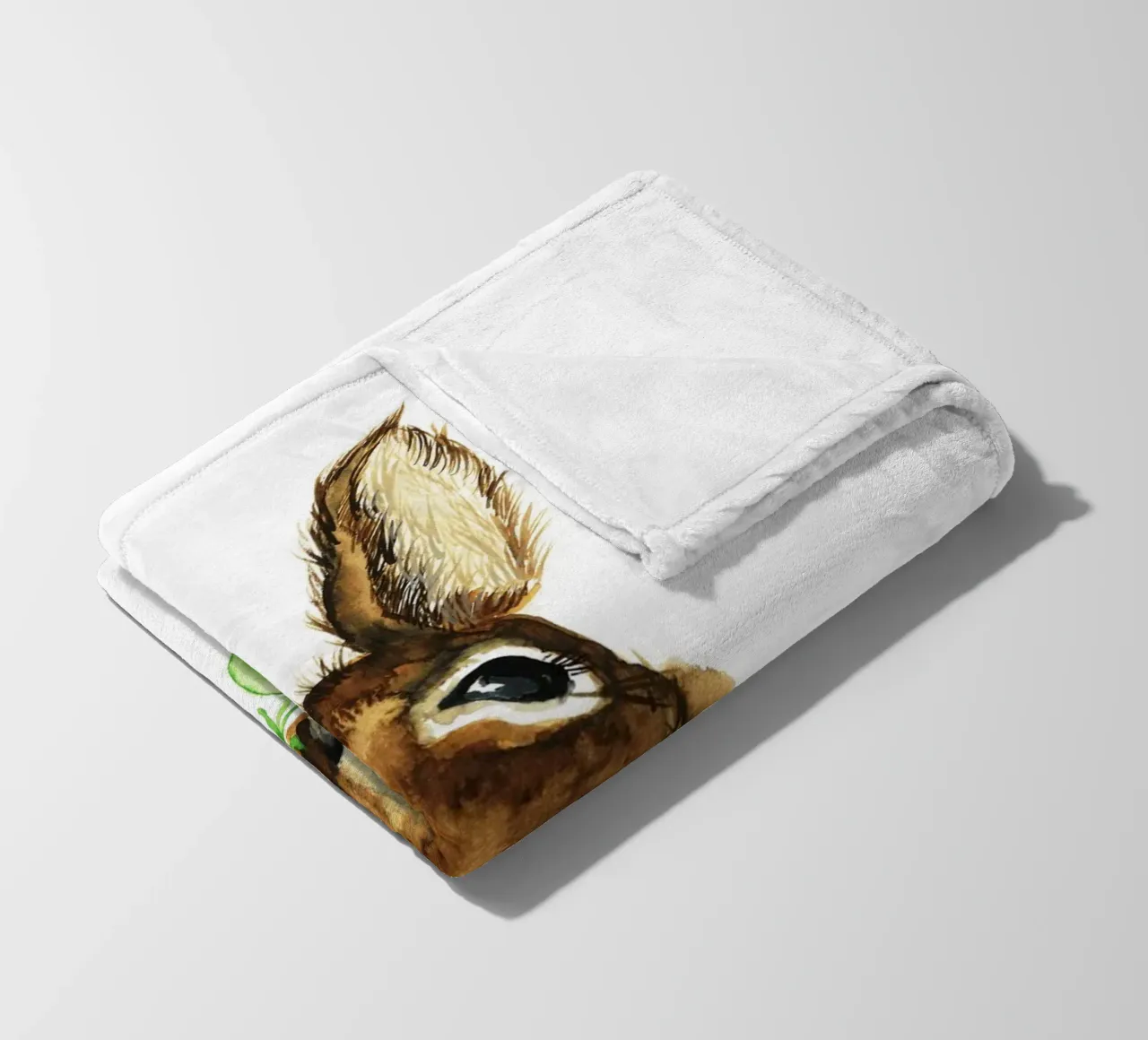Emilio the Donkey coperta in pile da Nathys_illustration