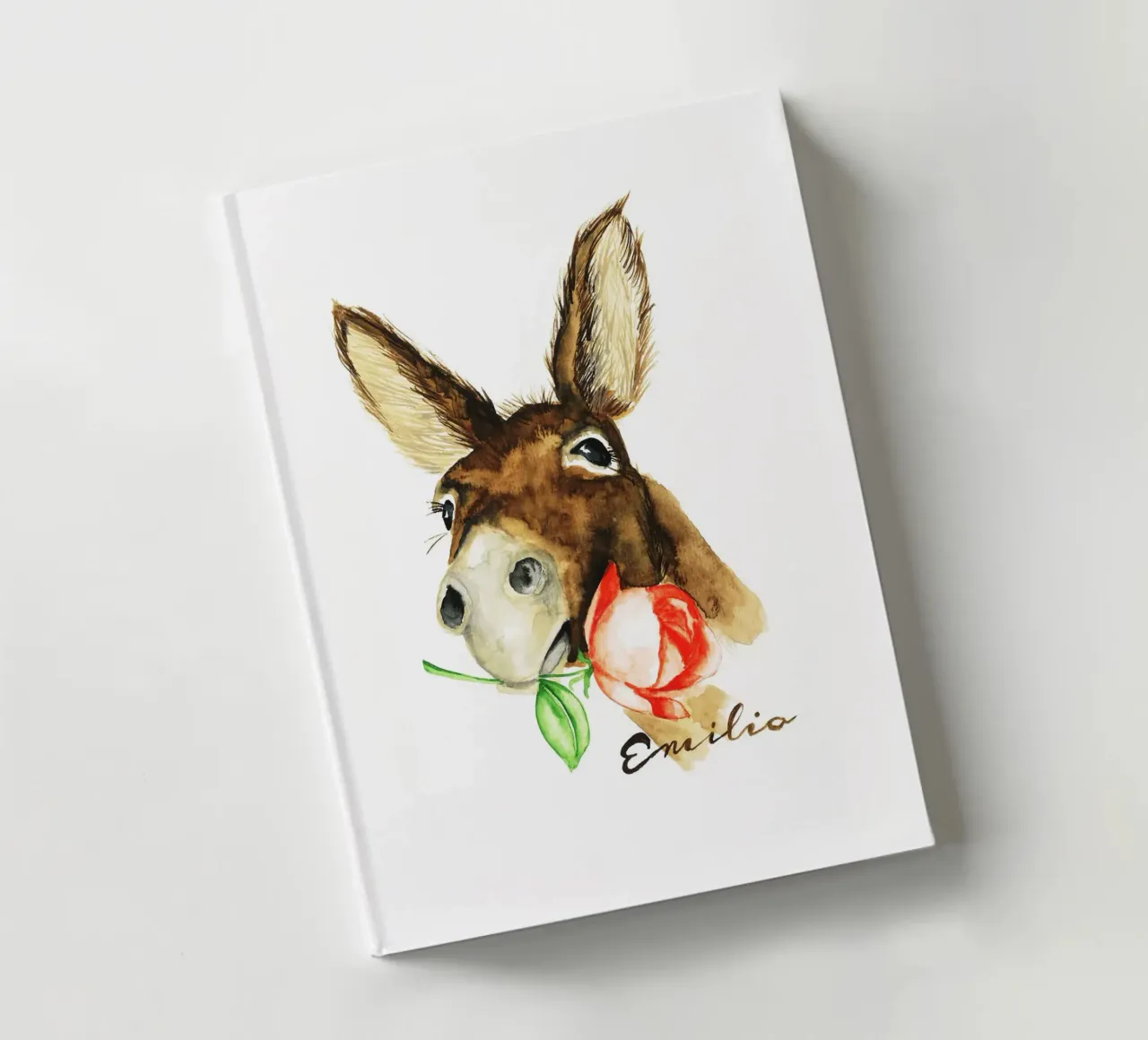 Emilio the Donkey notebook by Nathys_illustration