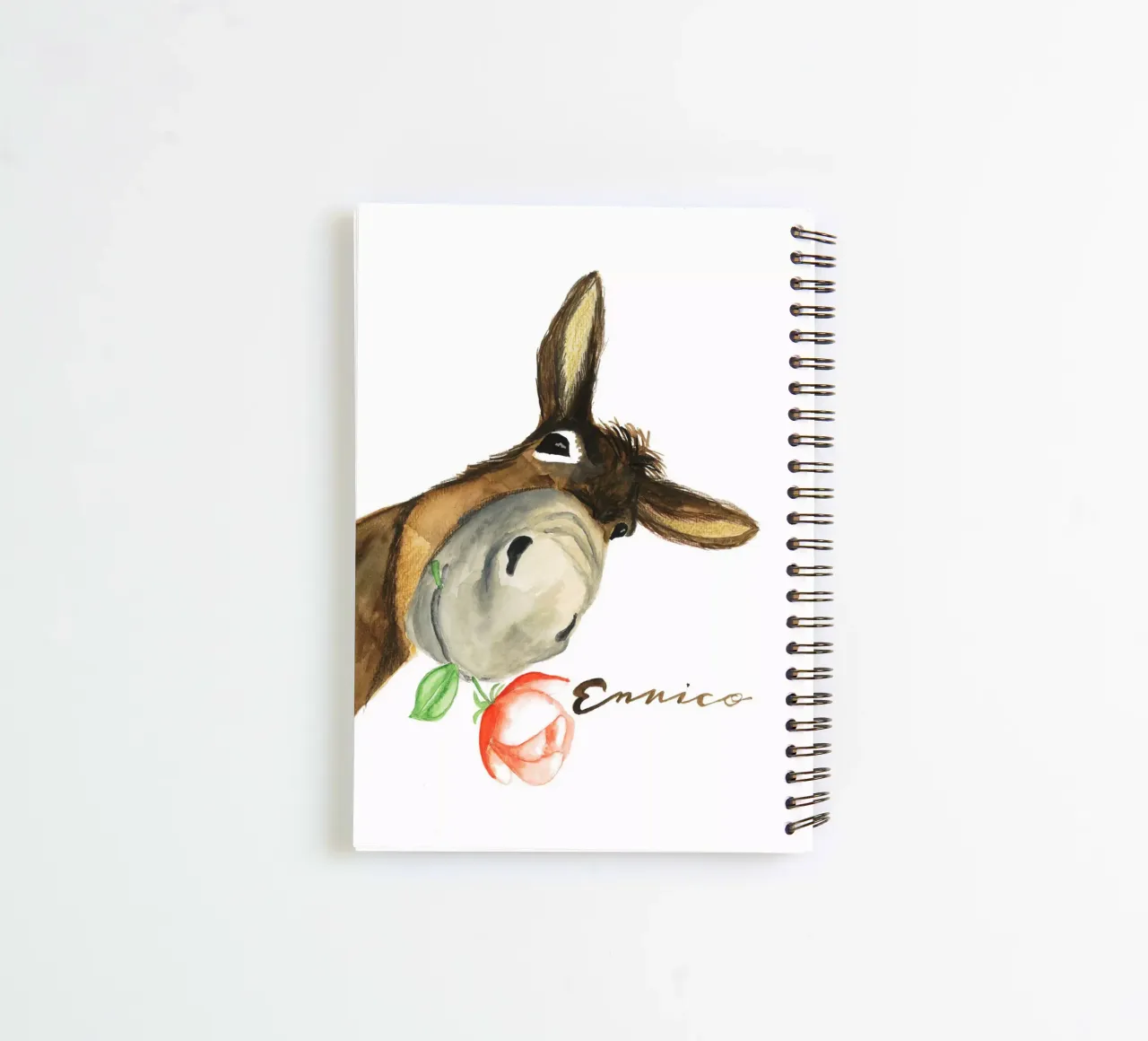 Emilios Friend Enrico spiral notebook by Nathys_illustration