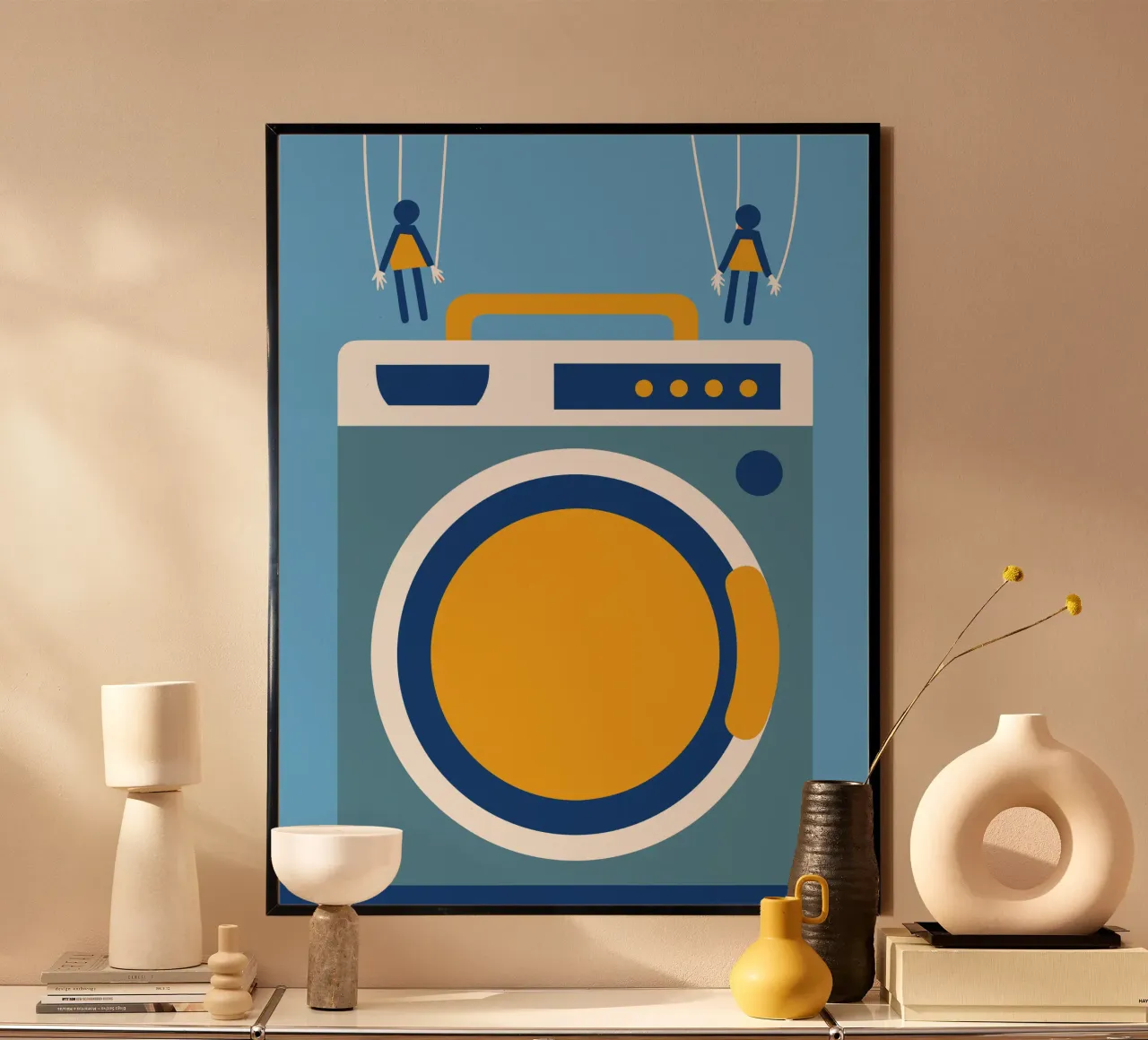 Wasserij controle poster van Jurshopp