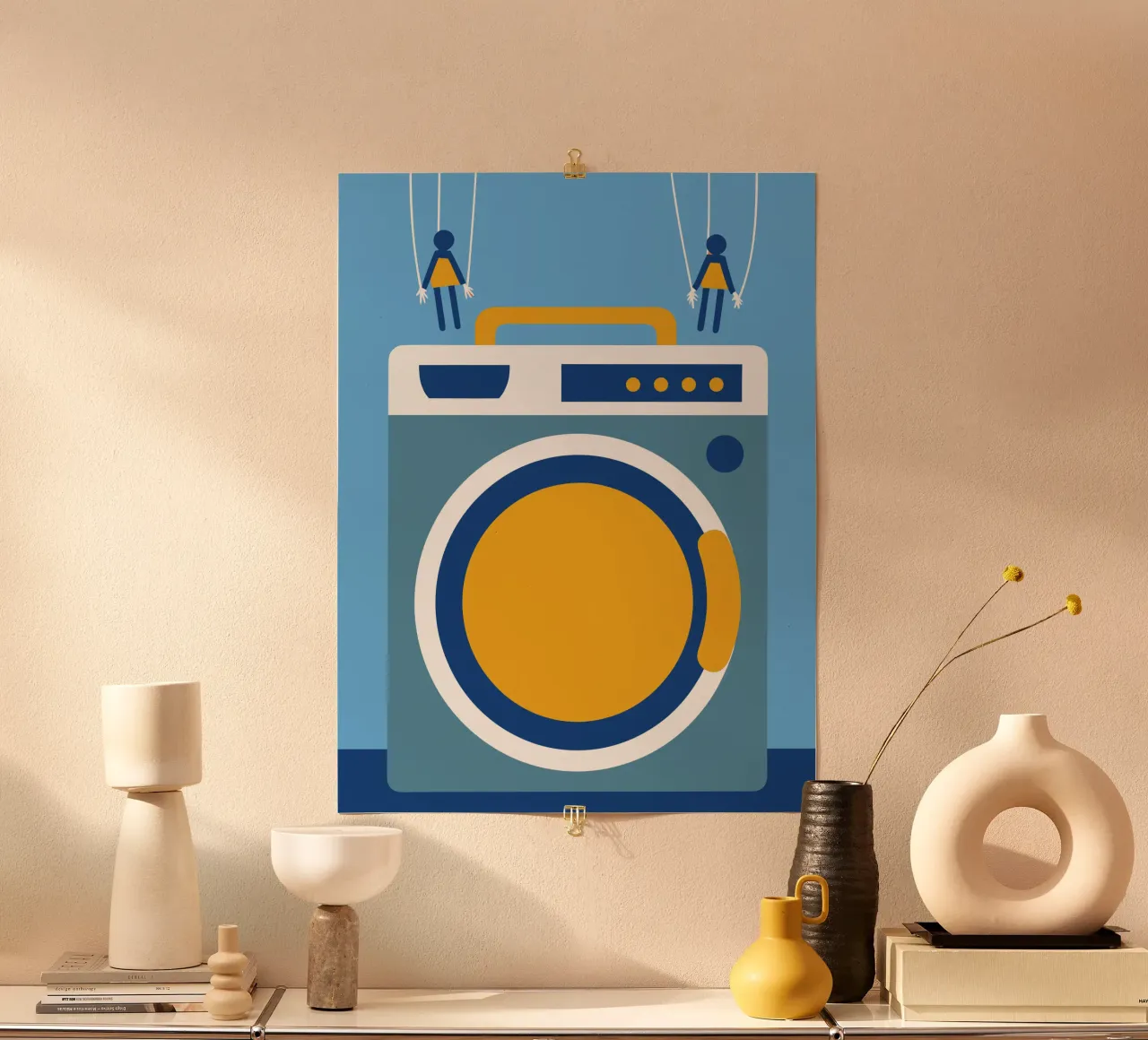 Laundry Control poster by Jurshopp