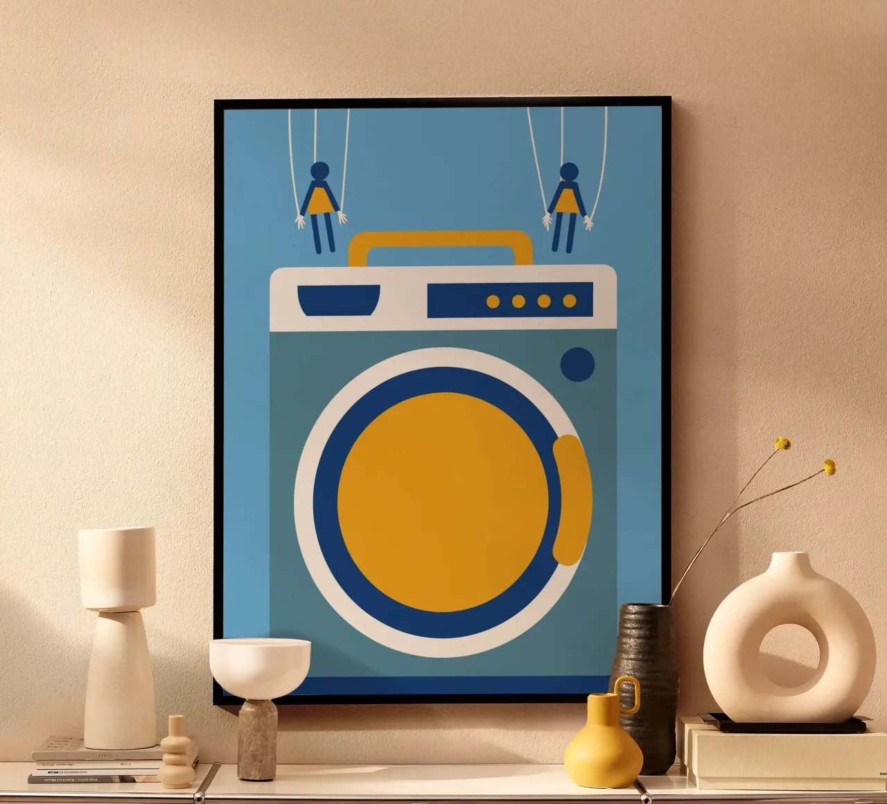 Laundry Control poster by Jurshopp