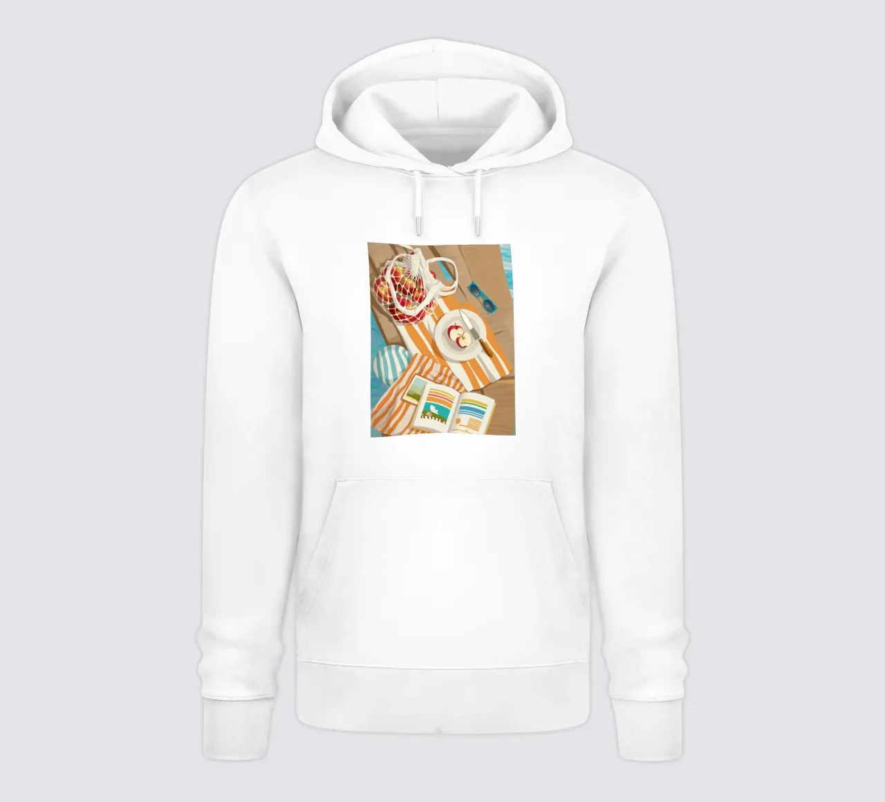 Momenti mattutini accoglienti felpa con cappuccio da Sky Velour