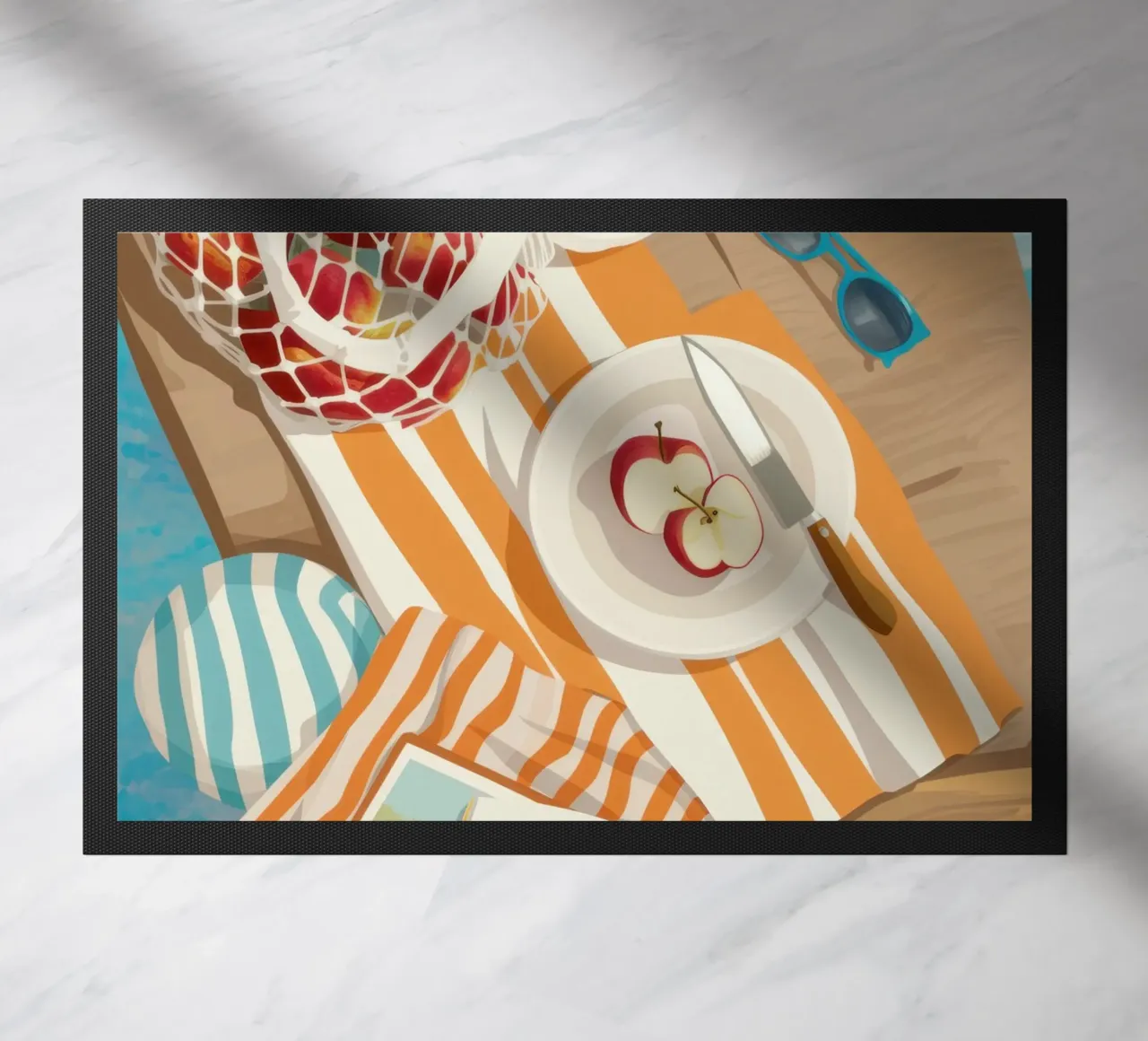 Momenti mattutini accoglienti zerbino da Sky Velour