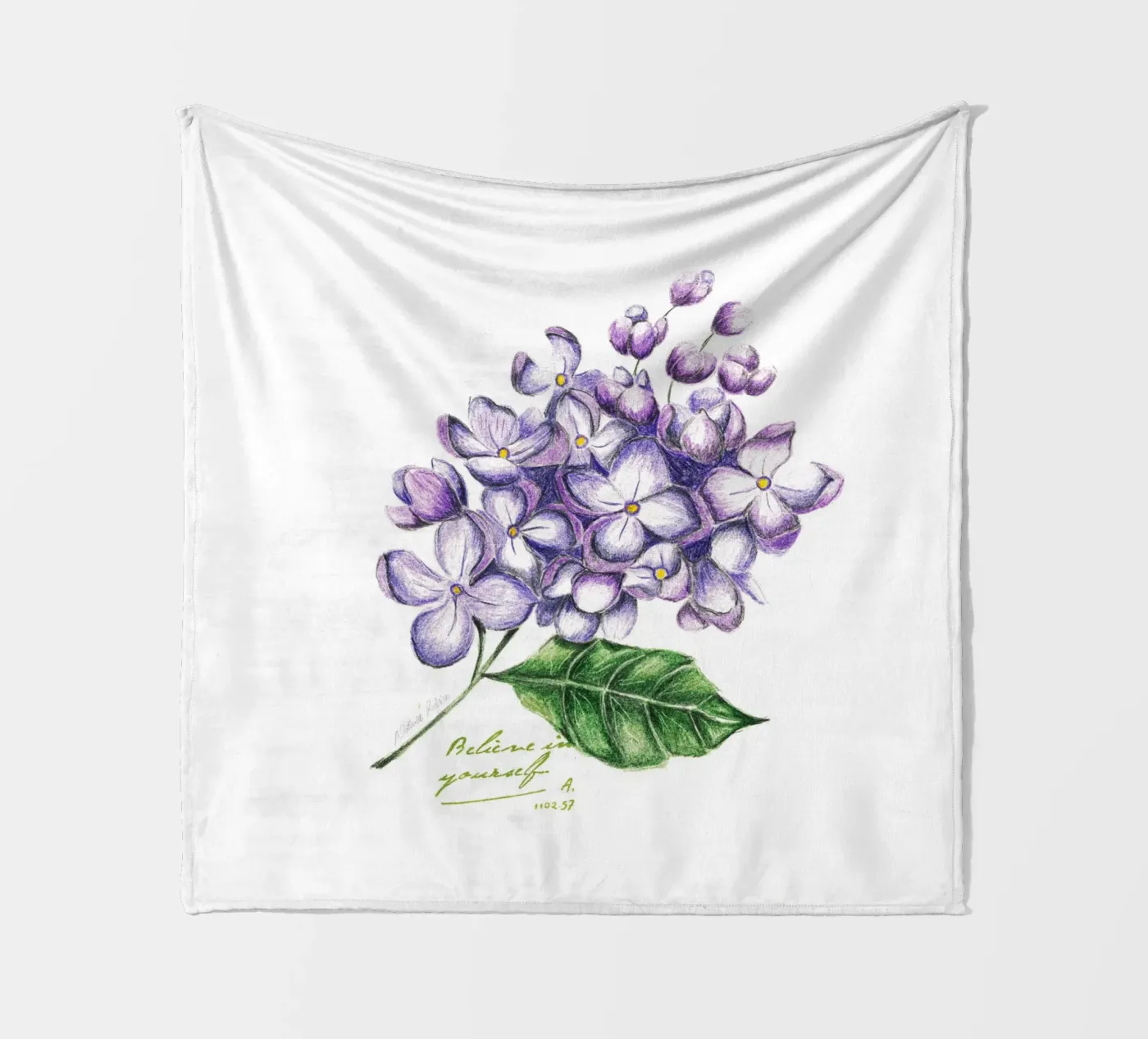 lilac fleecedeken van Nathys_illustration