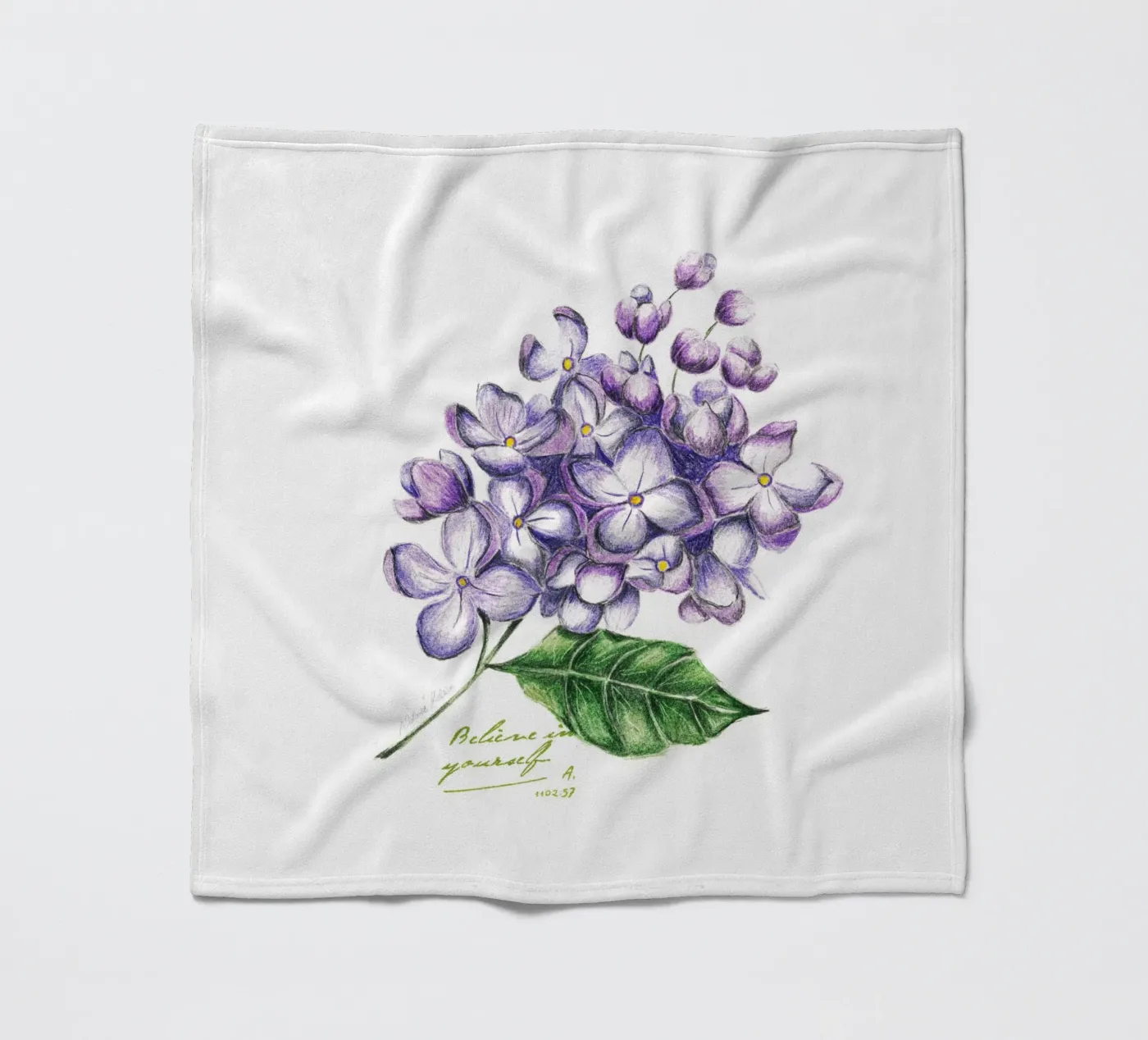 lilac fleecedeken van Nathys_illustration