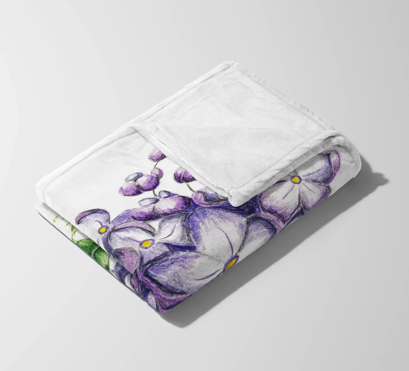 lilac fleecedeken van Nathys_illustration