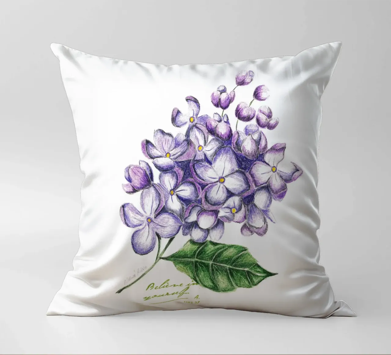 lilac cuscino da Nathys_illustration