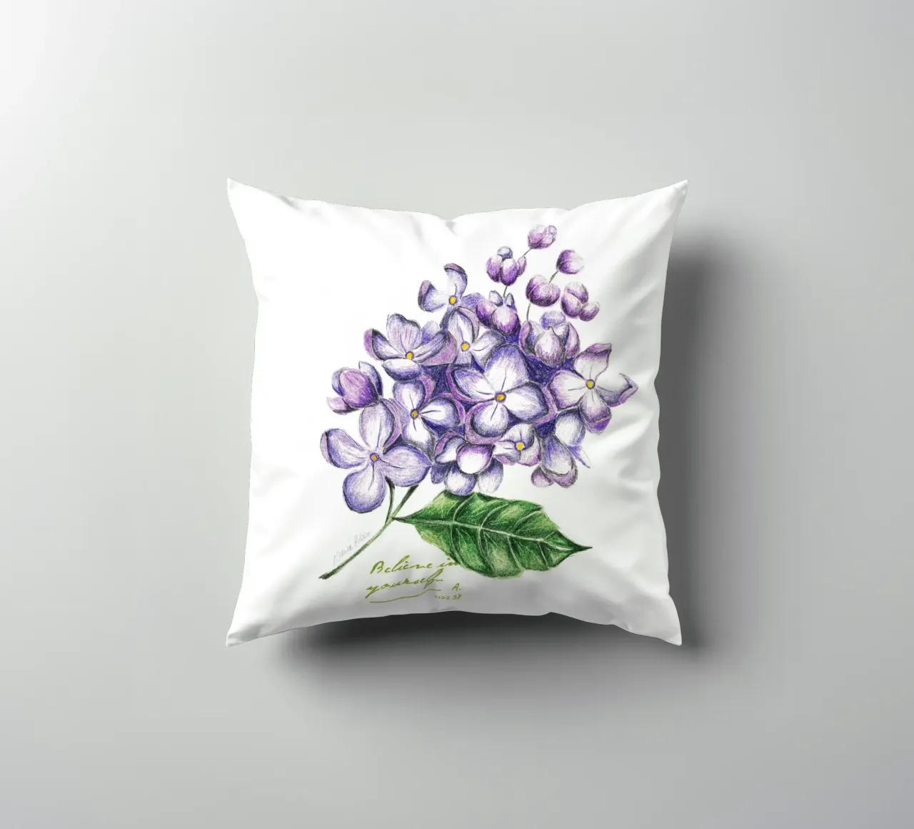 lilac cuscino da Nathys_illustration