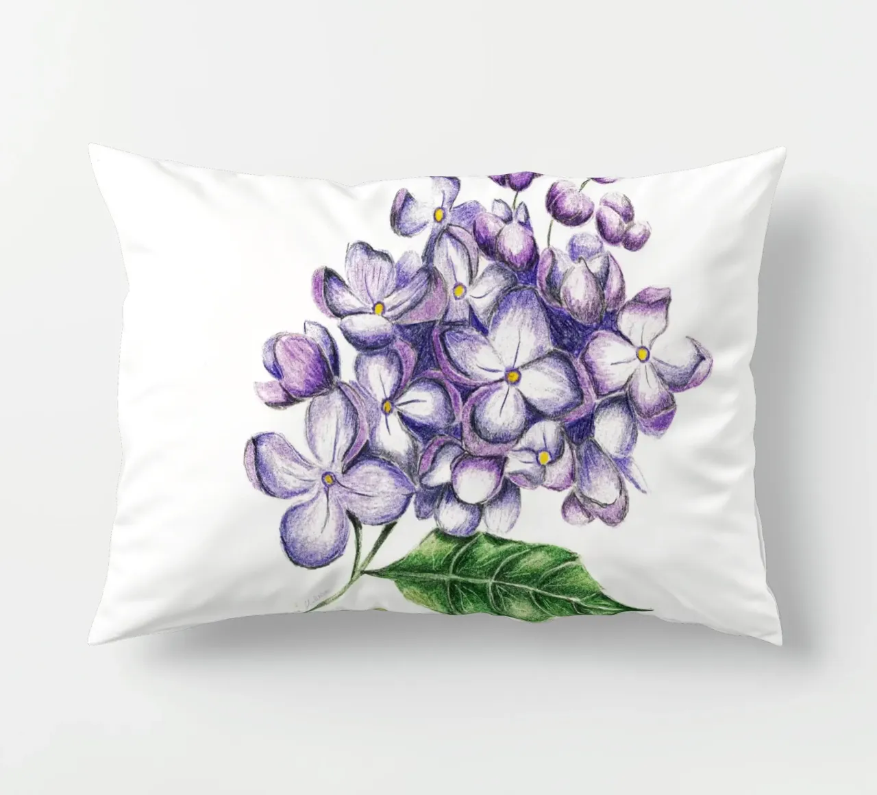 lilac cuscino da Nathys_illustration