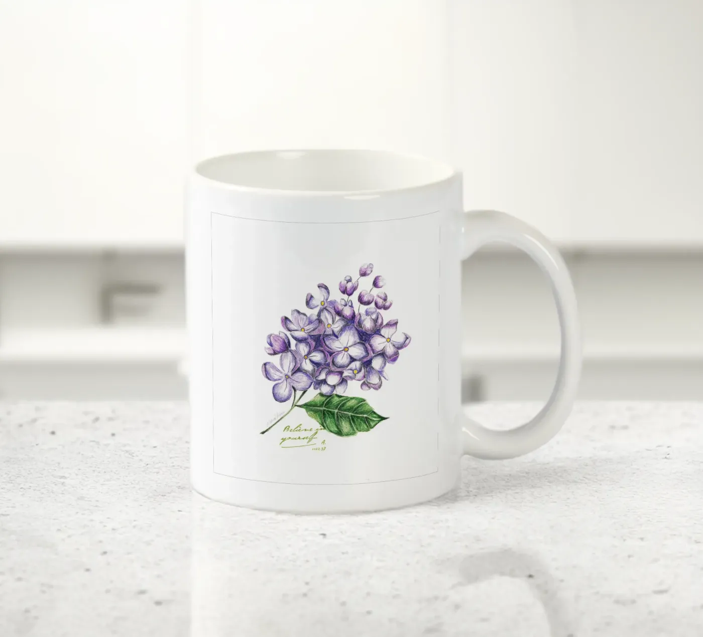 lilac tazza in ceramica da Nathys_illustration