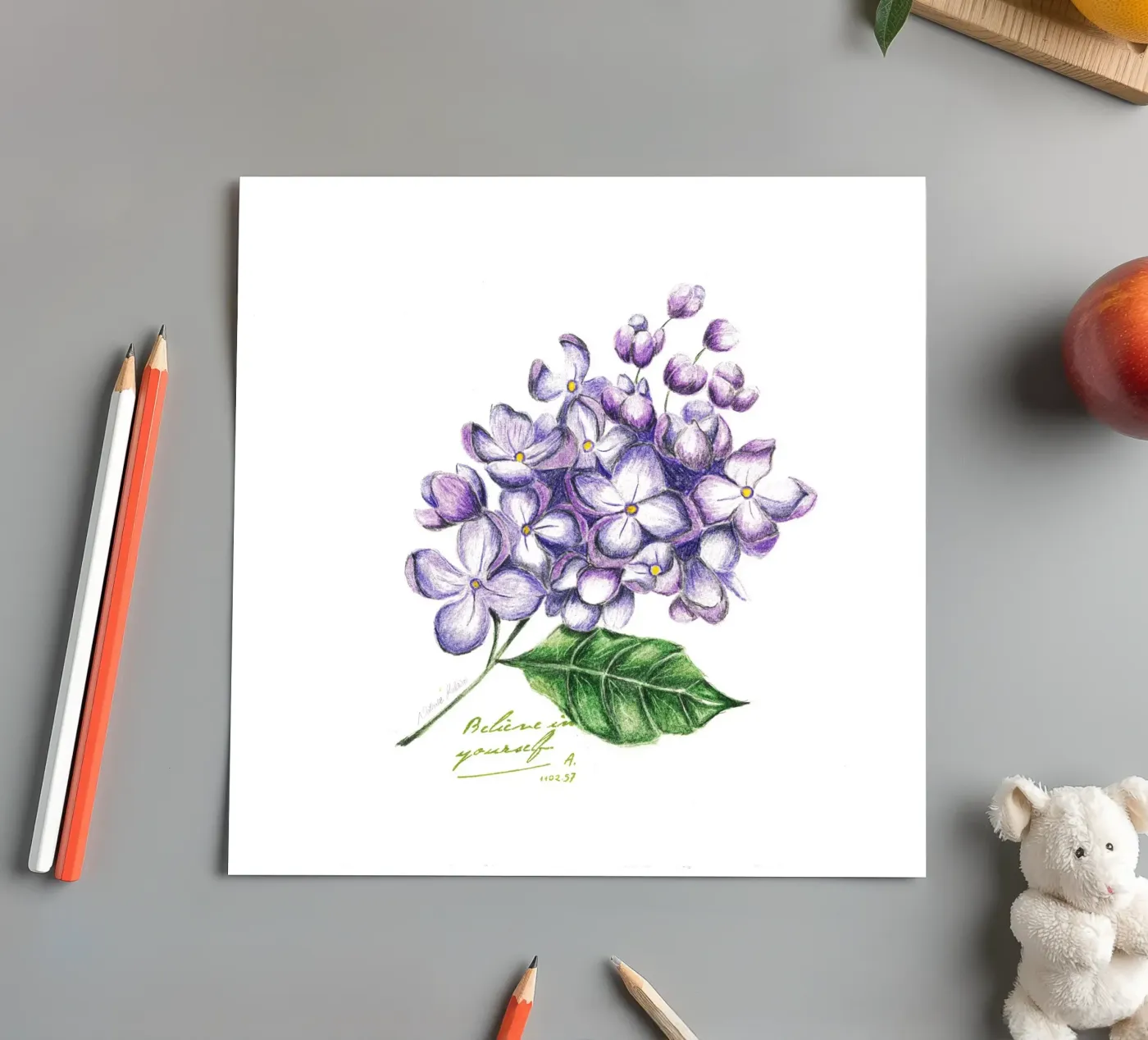 lilac sticker sheet by Nathys_illustration