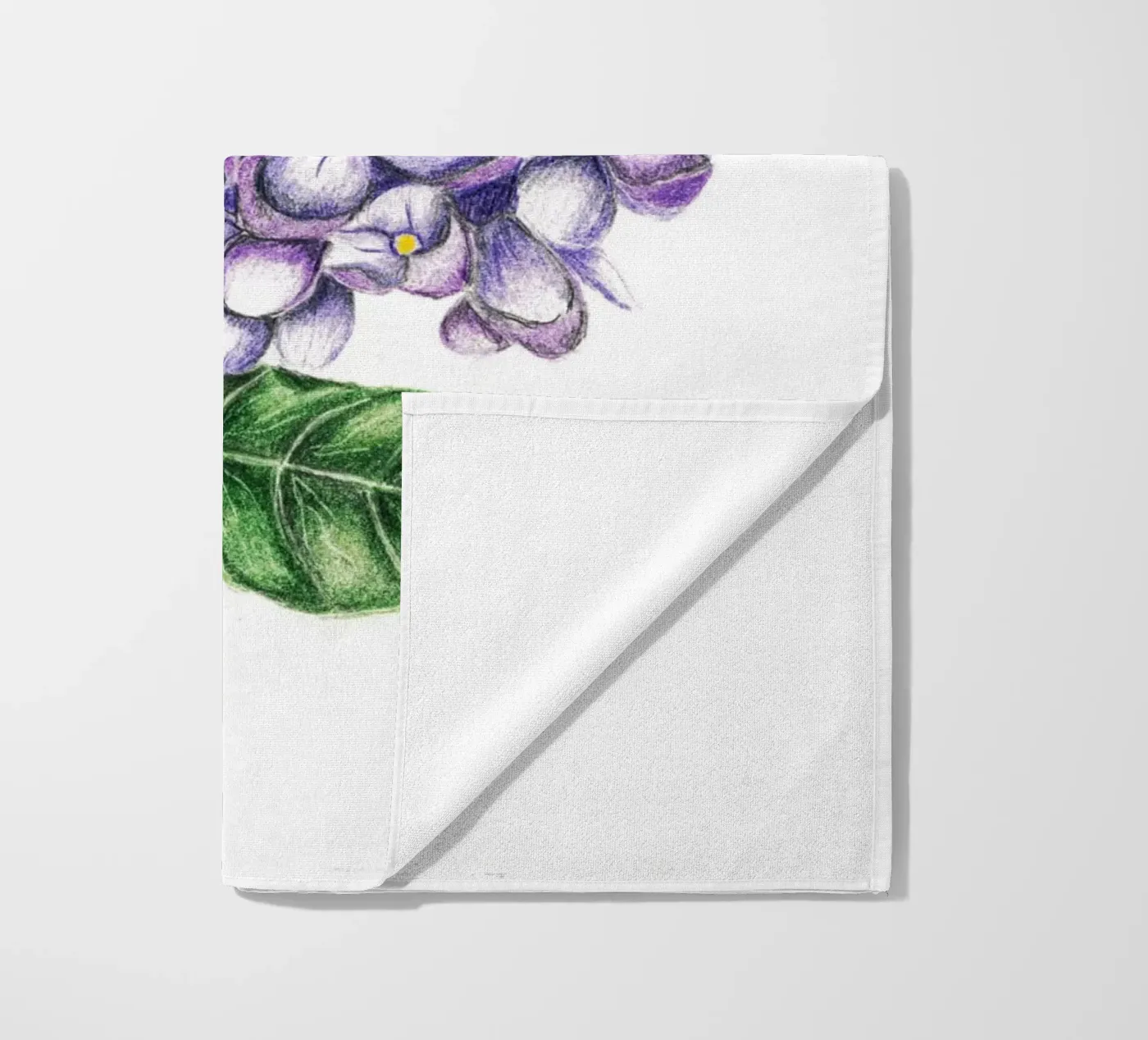 lilac strandhanddoek van Nathys_illustration