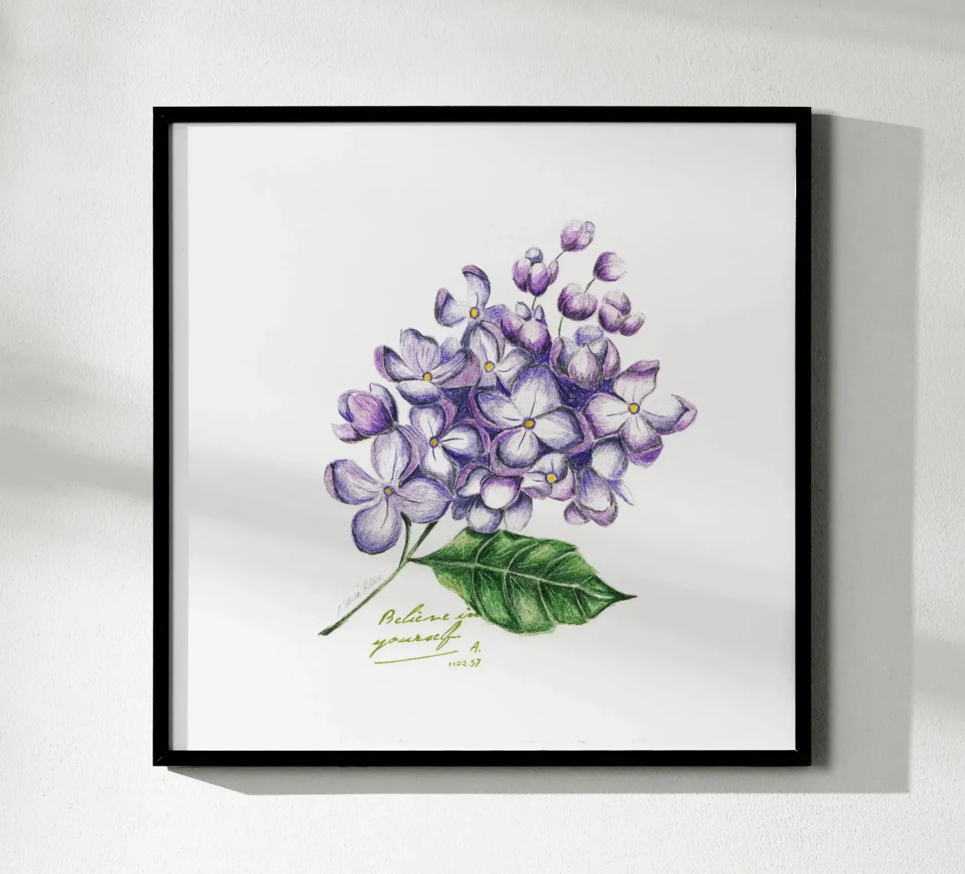 lilac poster van Nathys_illustration